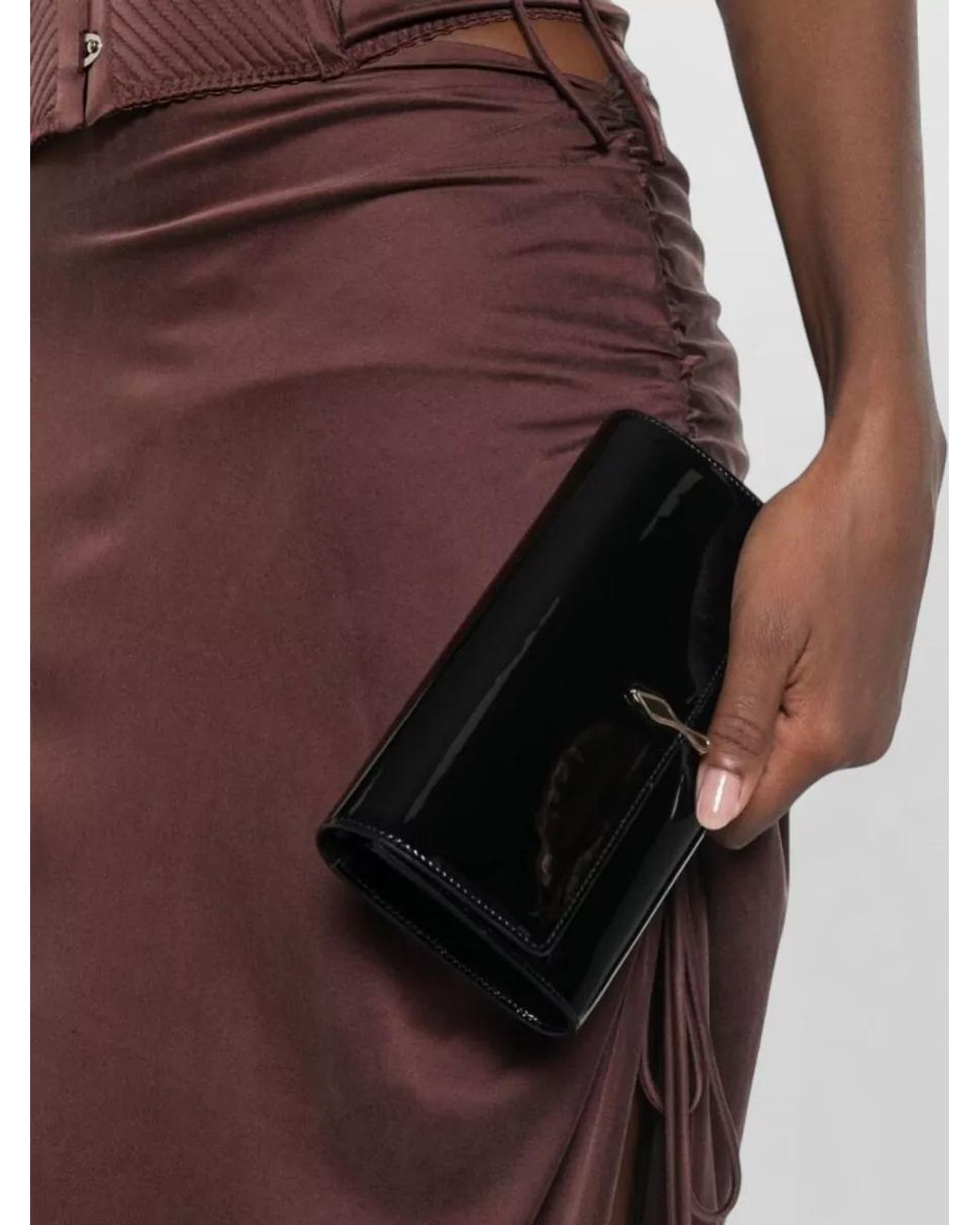 Christian Louboutin Black Bettina Patent Leather Mini Bag