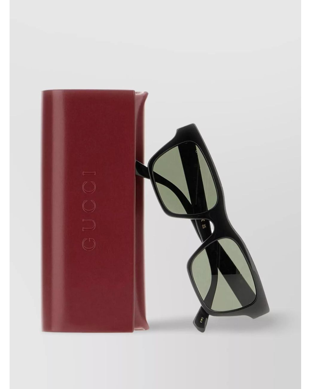 Gucci Green Rectangular Sunglasses for men