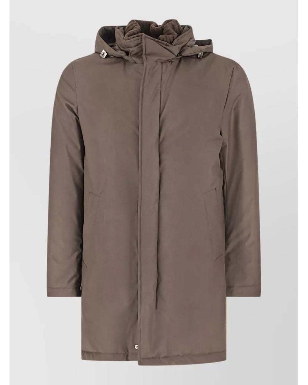 Herno Brown Down Padded Coat for men