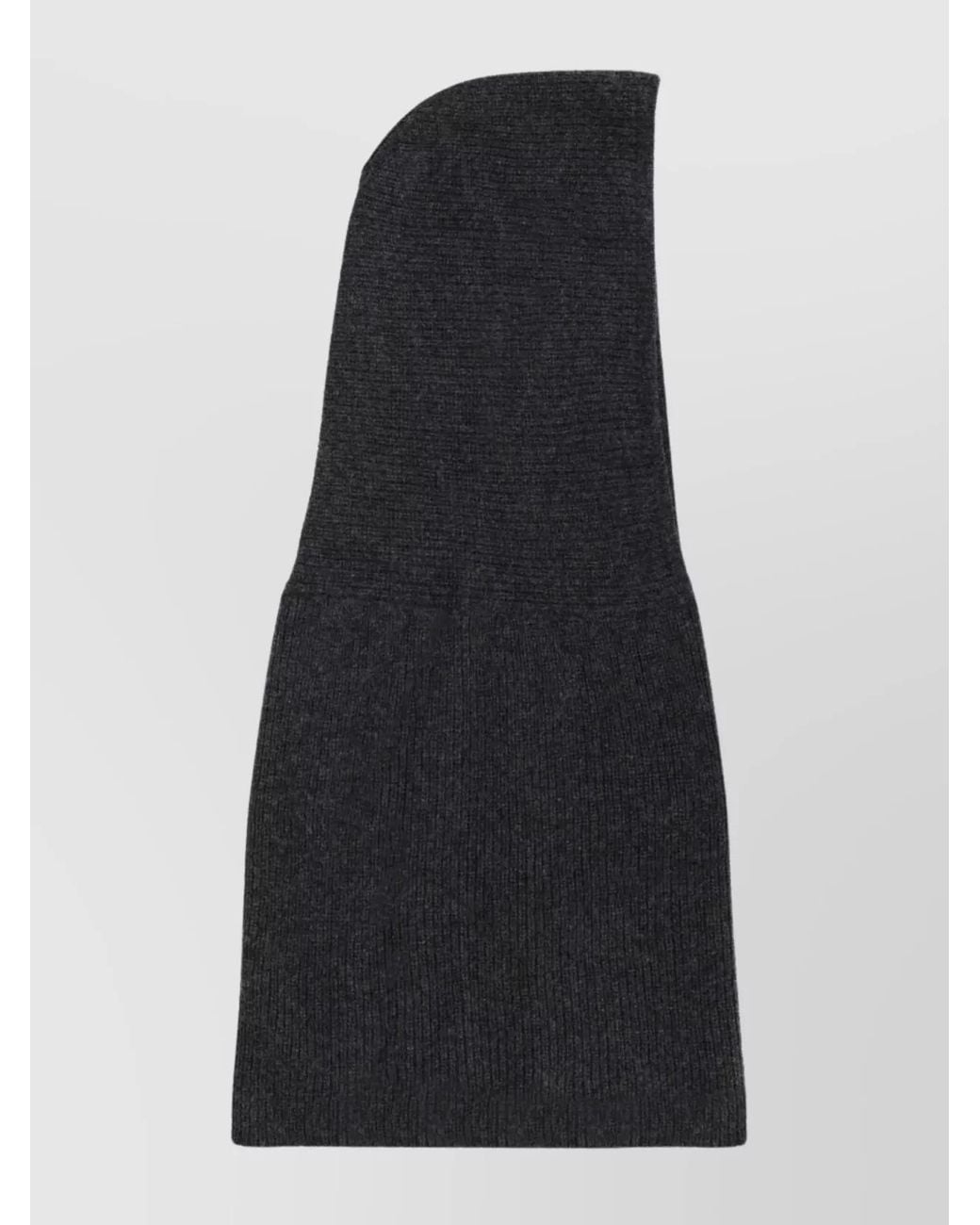 Alysi Blue Wool Knit Balaclava