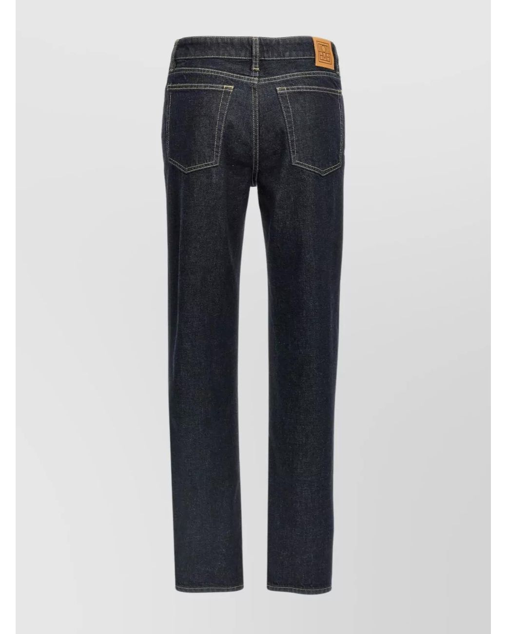 Totême Blue Denim Straight-Leg Jeans