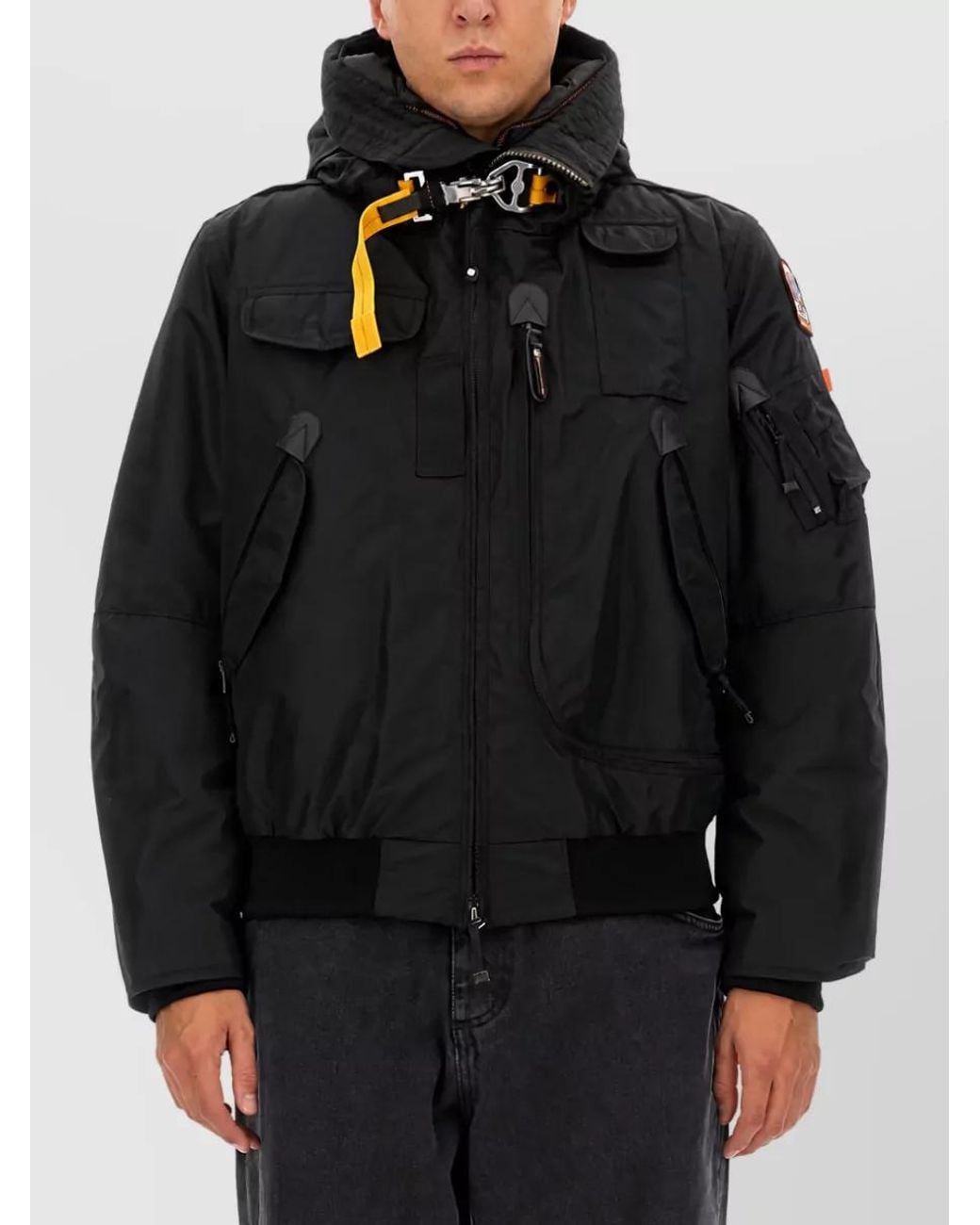 Parajumpers Black Down Puffer Jacket for men