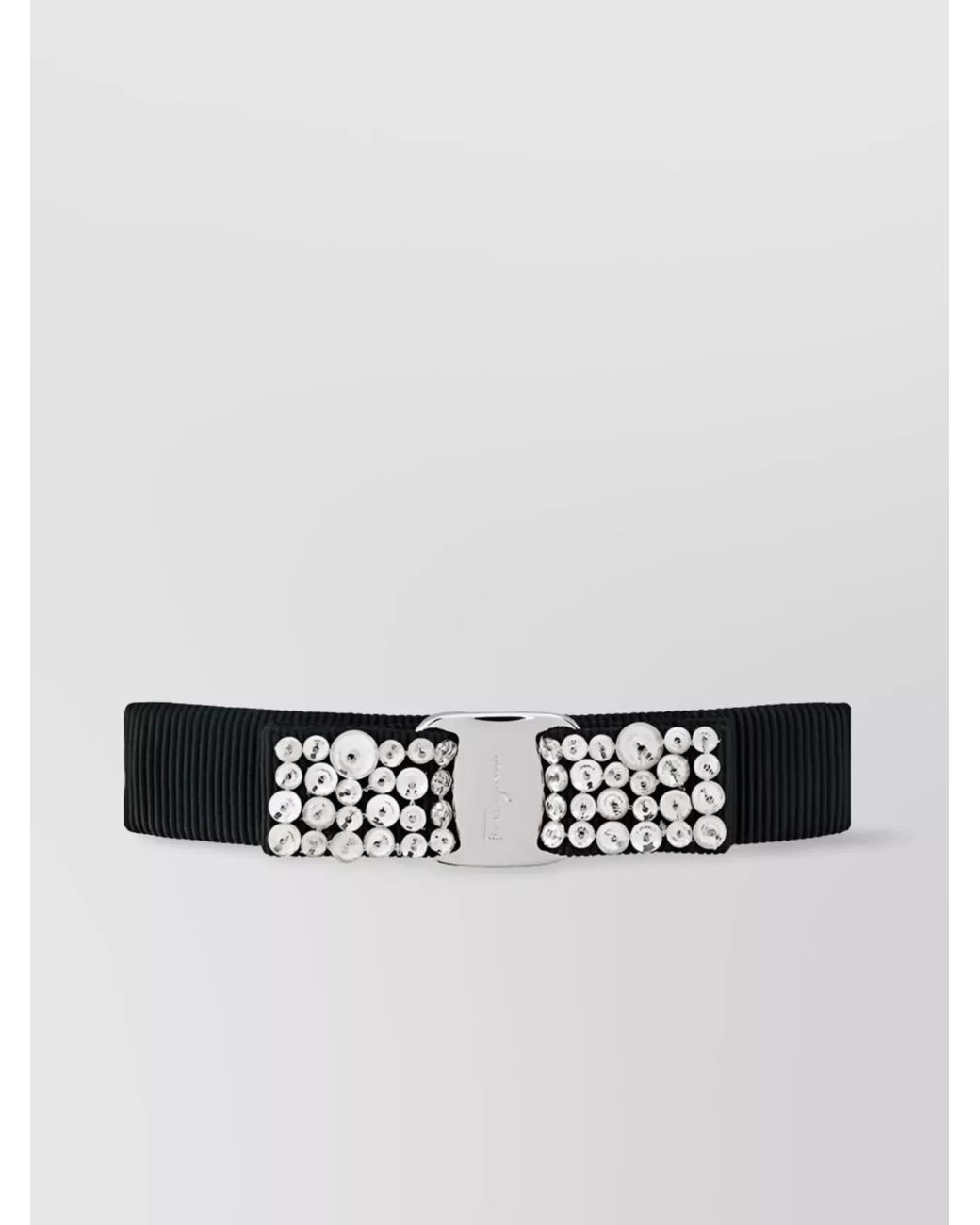 Ferragamo Metallic Crystal-Embellished Hair Clip