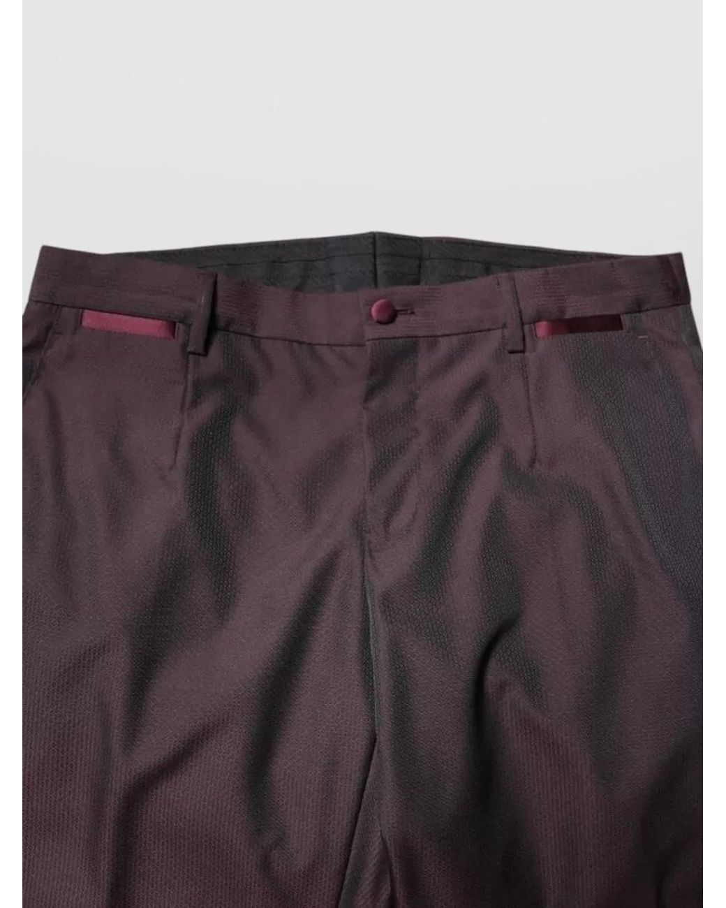 Dolce & Gabbana Black Silk-Blend Slim-Fit Tailored Trousers for men