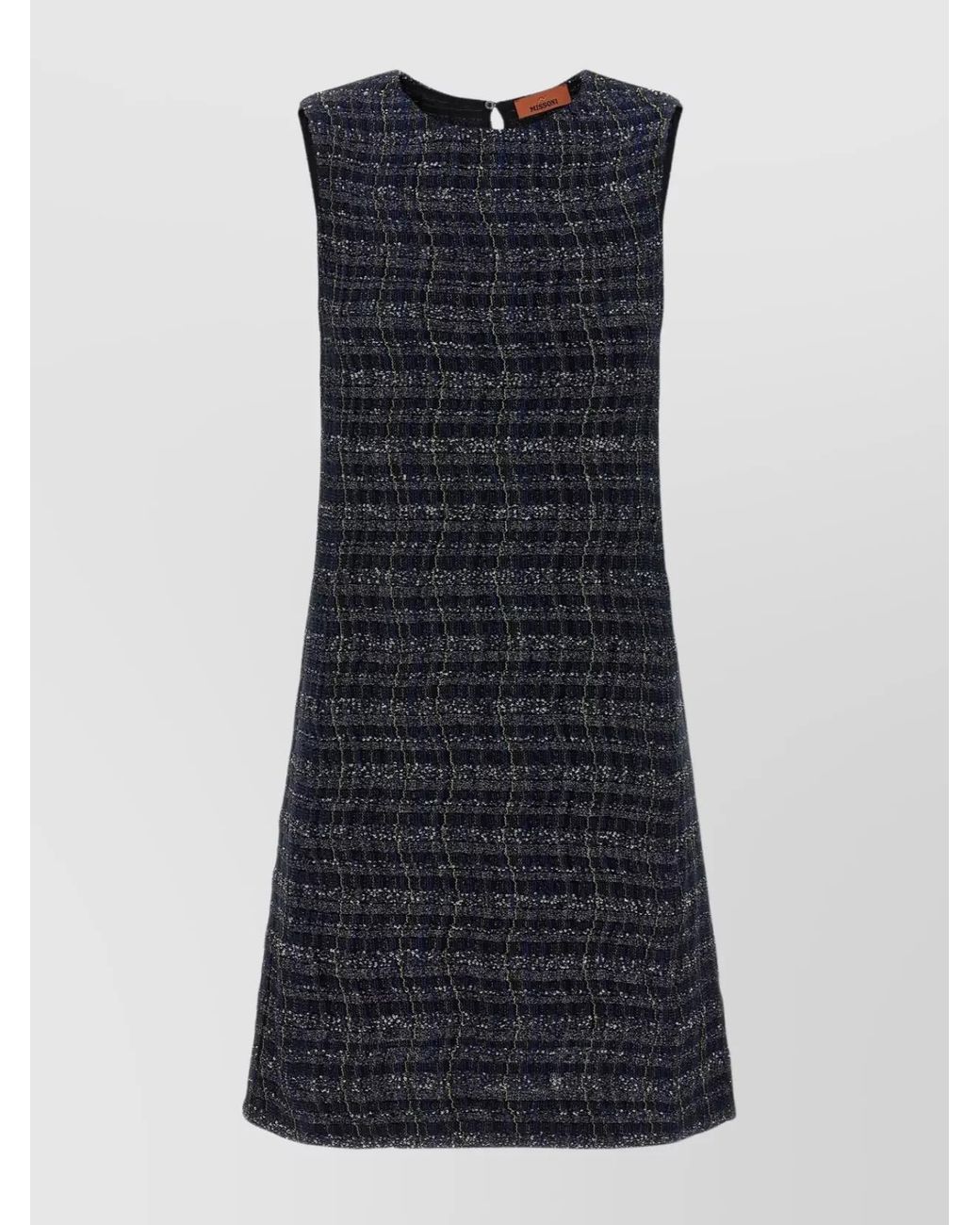 Missoni Black Check Pattern Dress