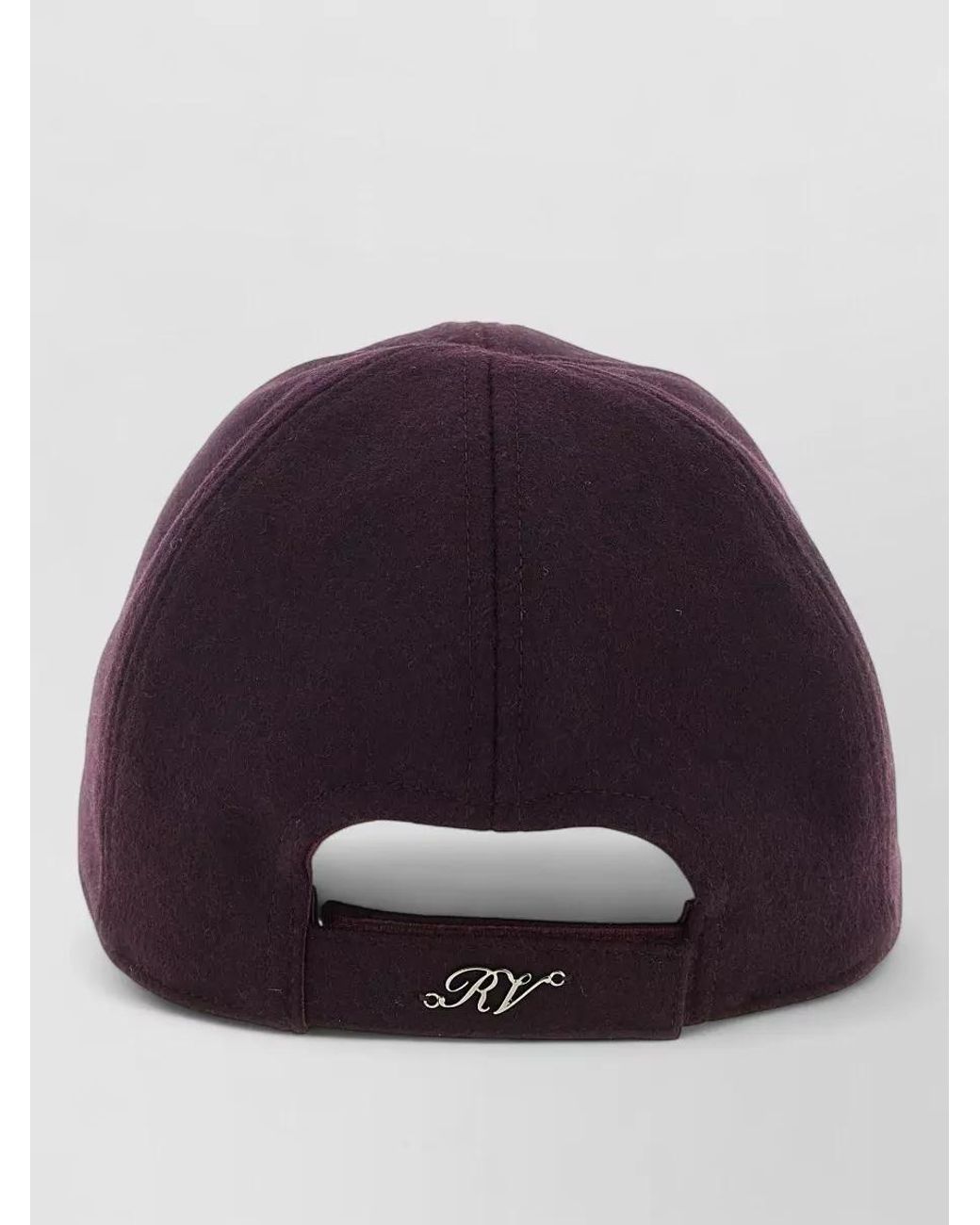 Roger Vivier Multicolor Wool Cashmere Crystal Embellished Baseball Cap