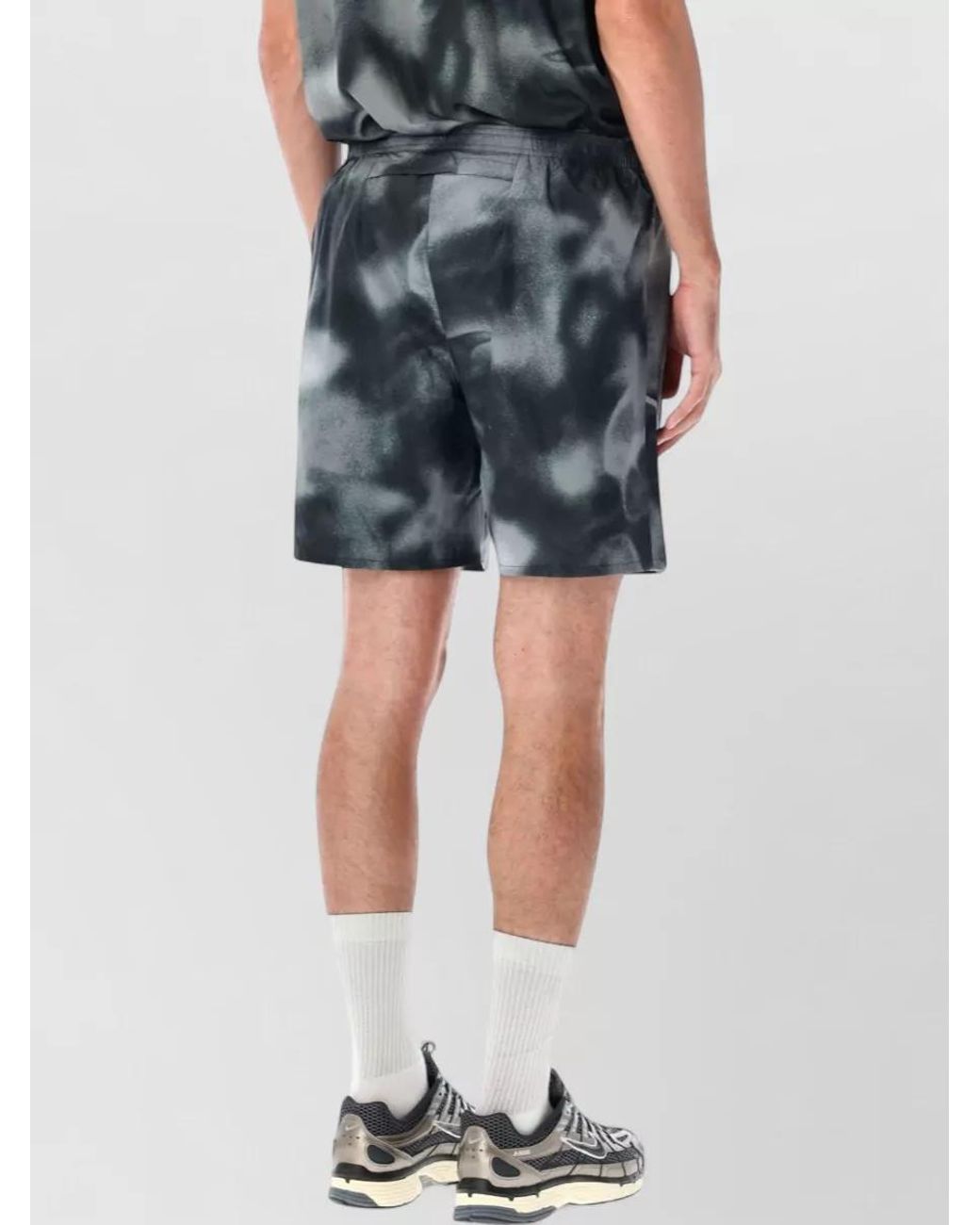 Nike Blue Printed Swimming Trunks for men