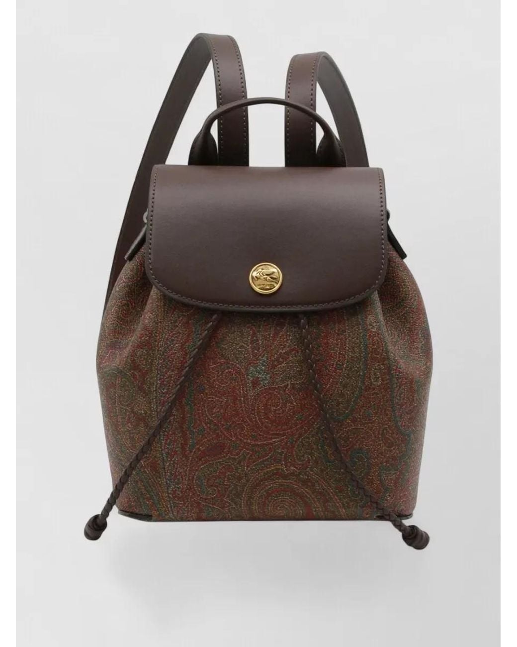 Etro Brown Essential Small Backpack