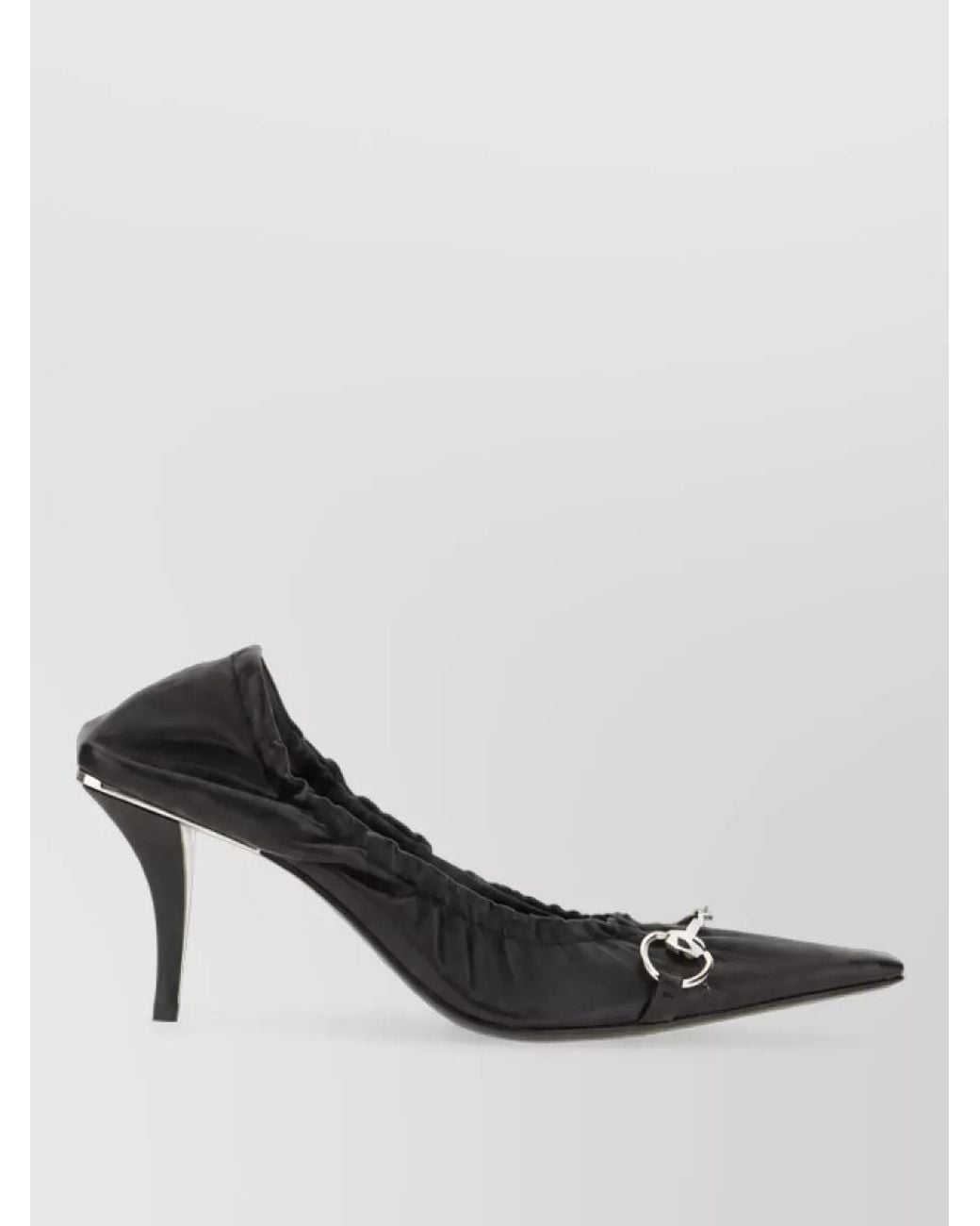 Gucci Black Leather Pumps
