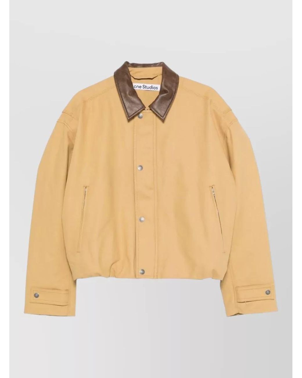 Acne Natural Cotton Blouson Jacket