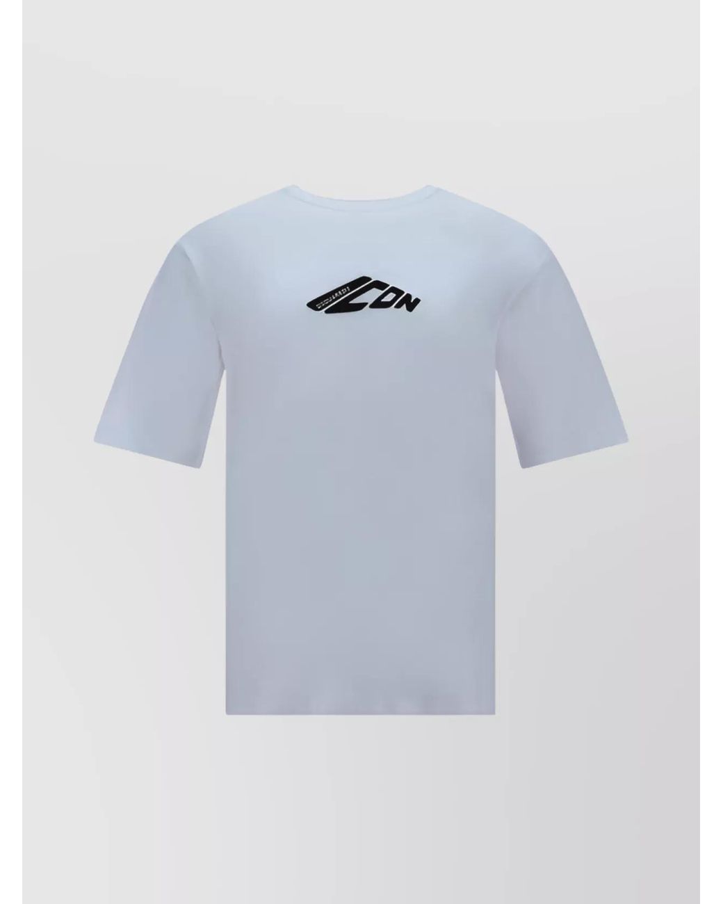 DSquared² Blue Cotton Loose-Fit Graphic T-Shirt for men