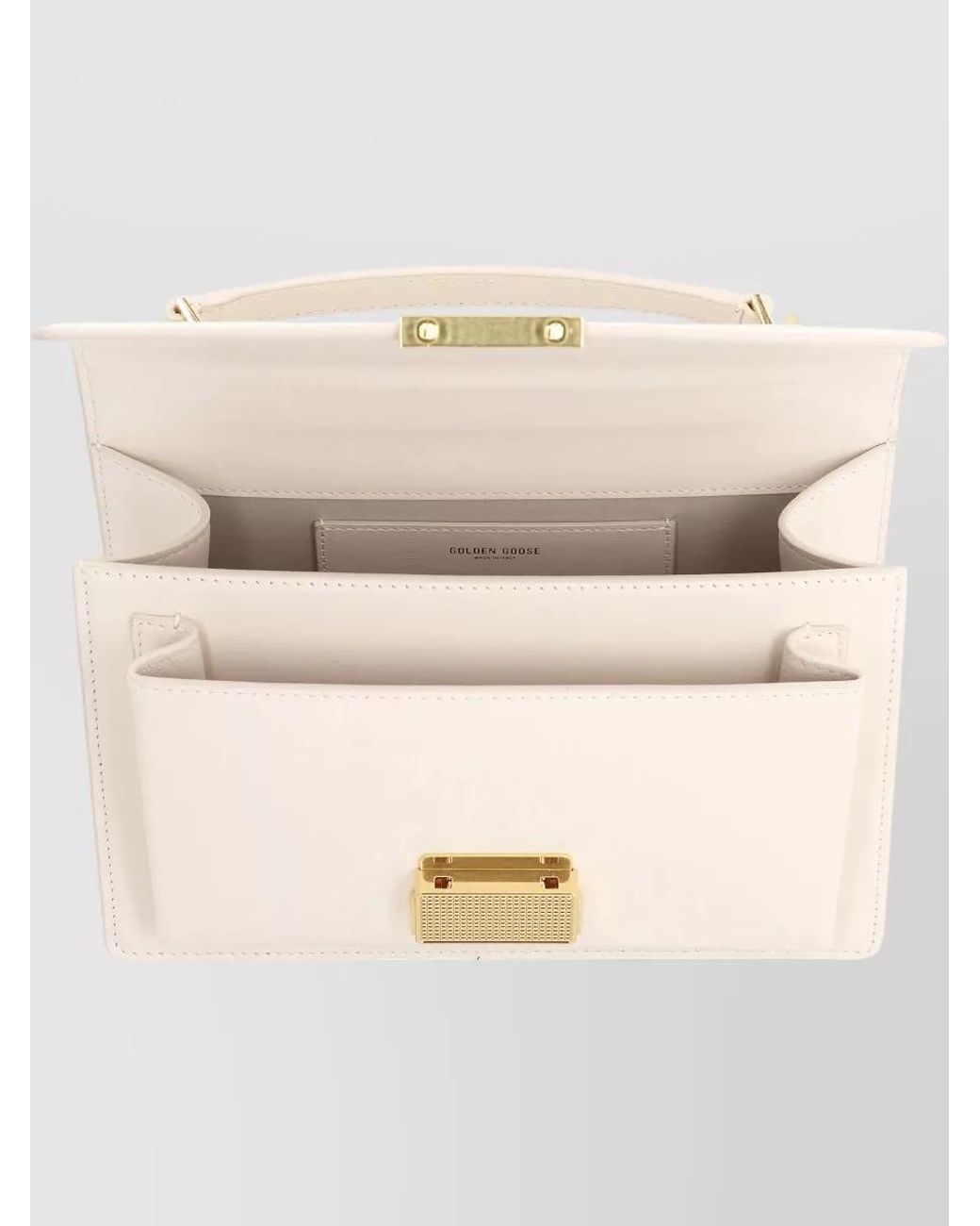 Golden Goose Deluxe Brand Natural Na Leather Clutch Bag