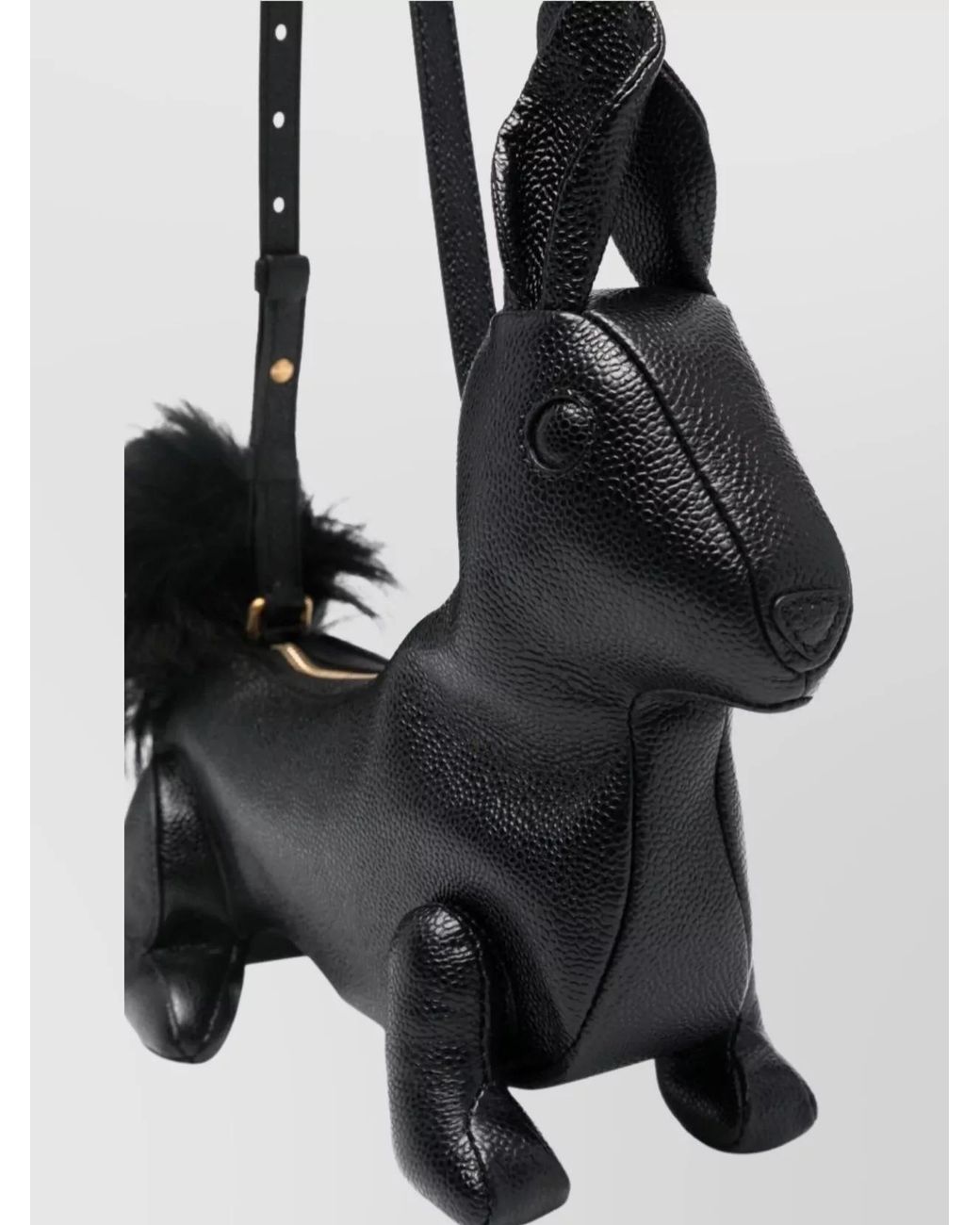 Thom Browne Multicolor Pebble Grain Leather Rabbit Shoulder Bag