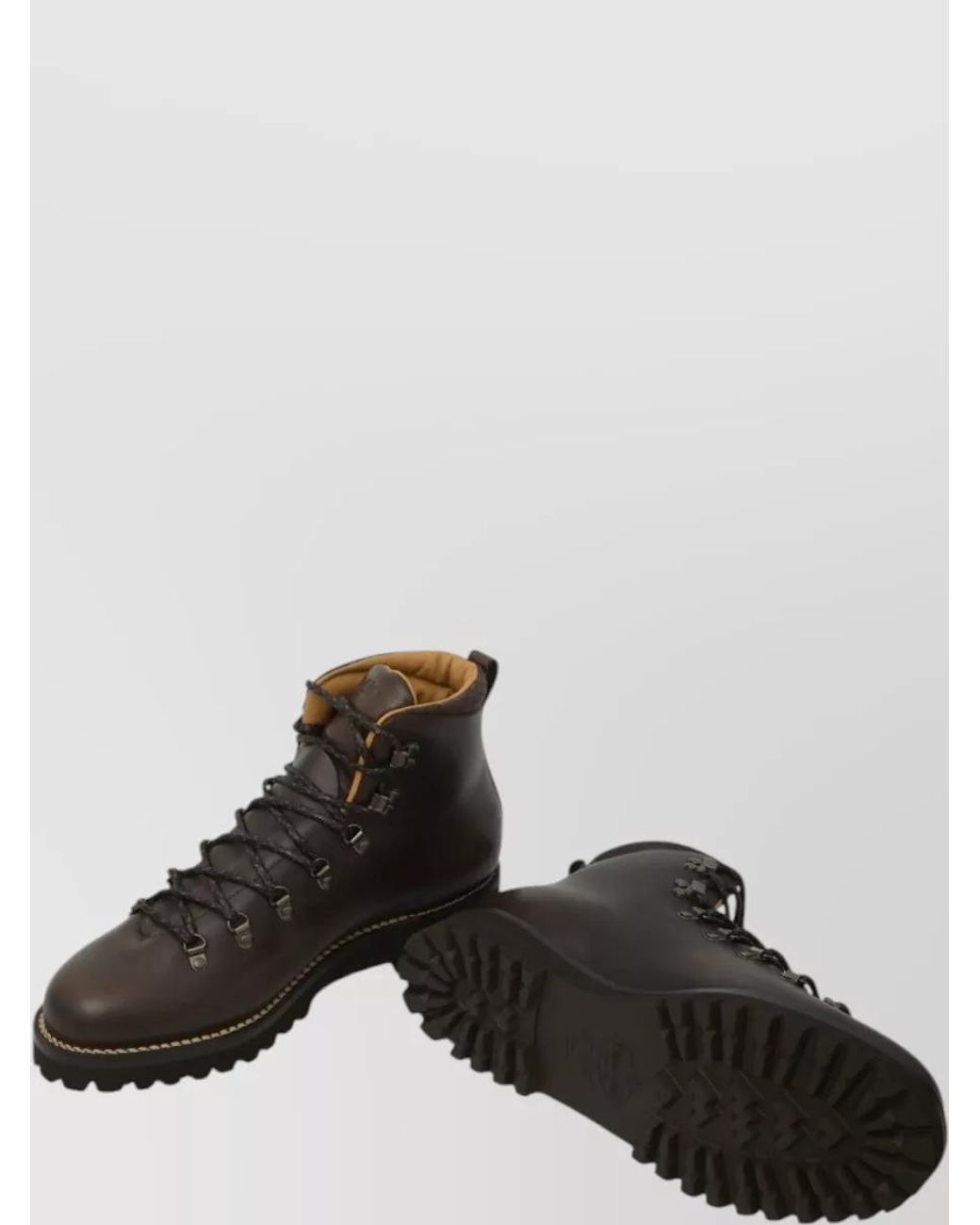 Church's Black Leather Lace-Up Boots for men
