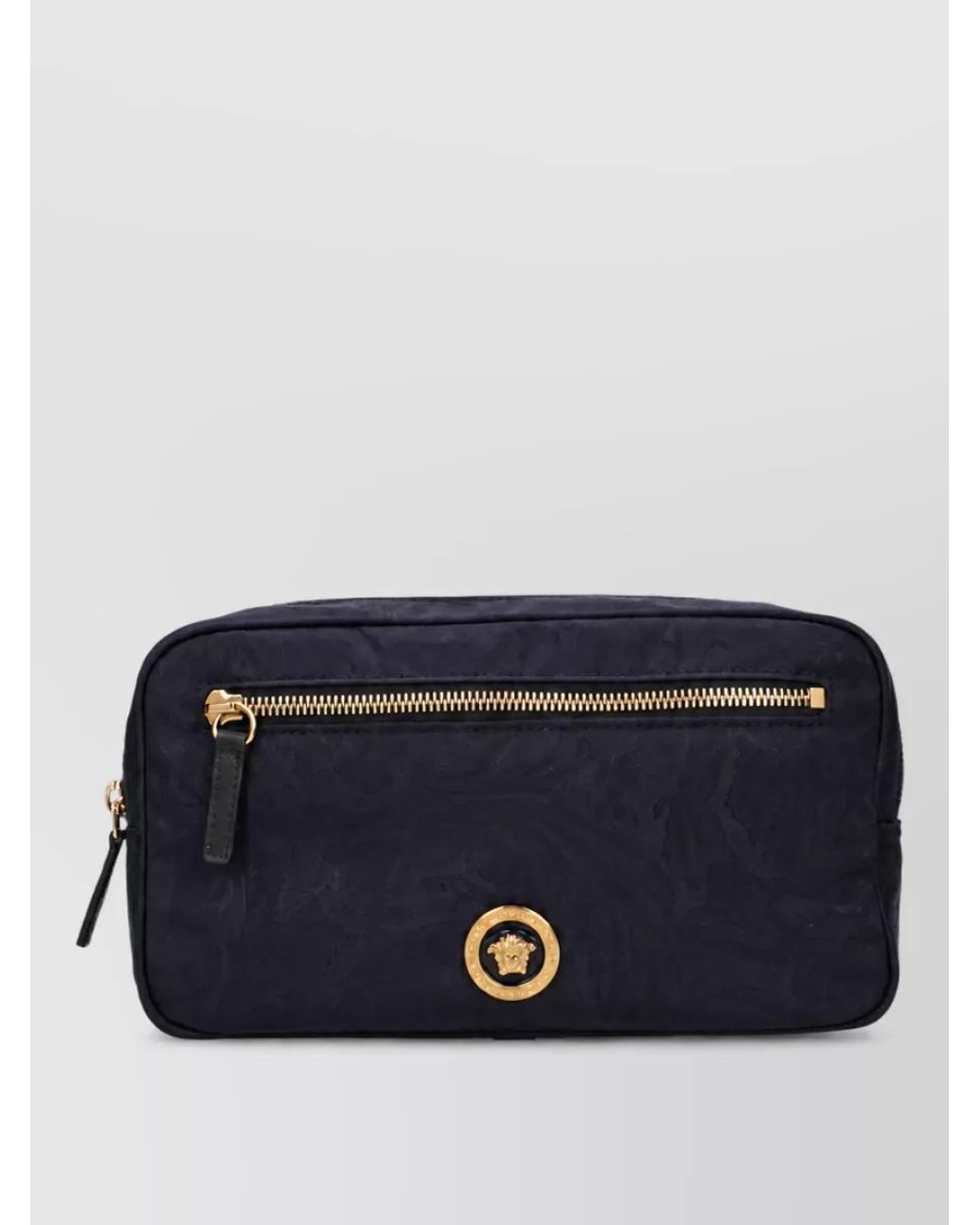 Versace Blue Fabric Crossbody Bag for men