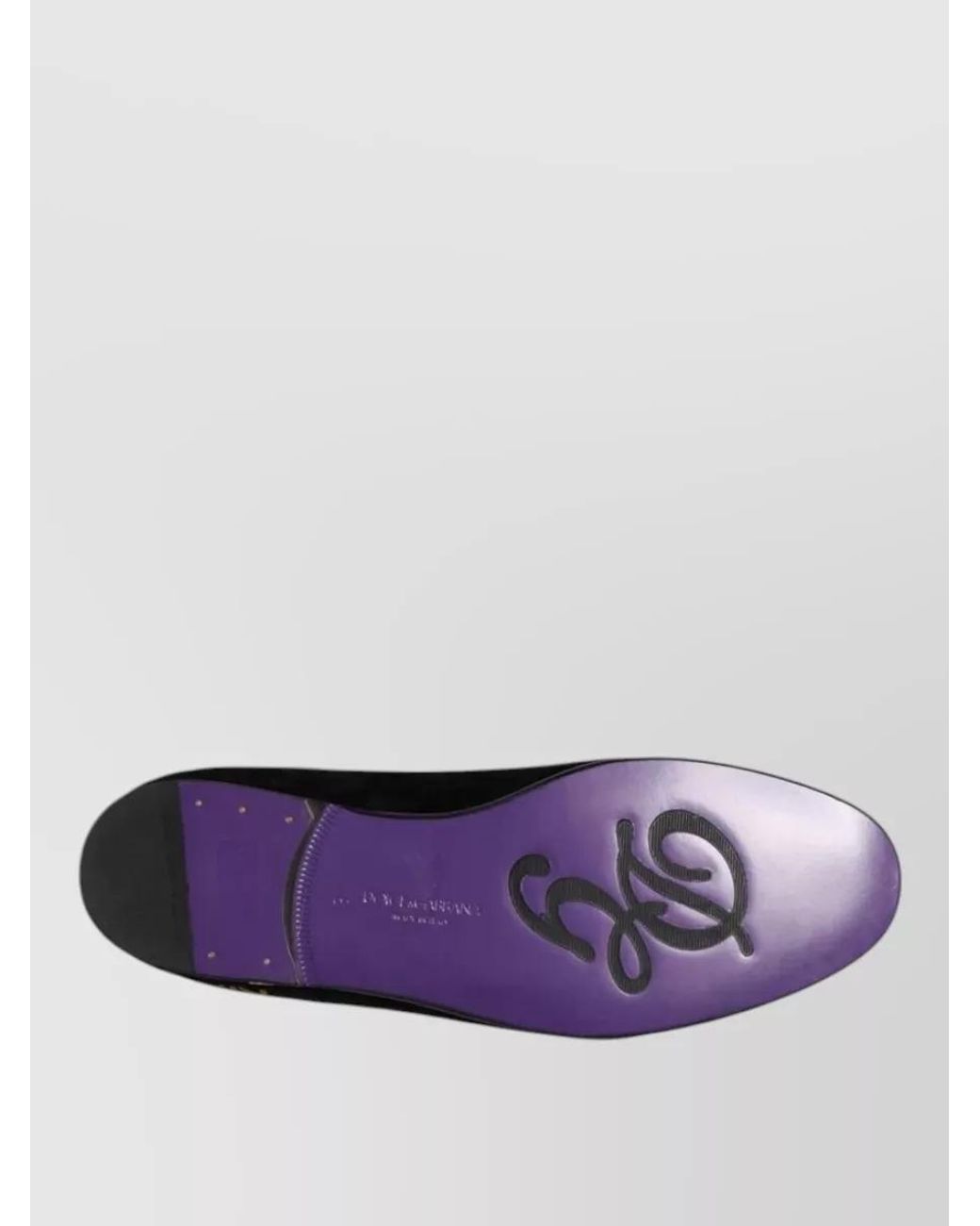 Dolce & Gabbana White Velvet Crown Embroidered Slippers for men