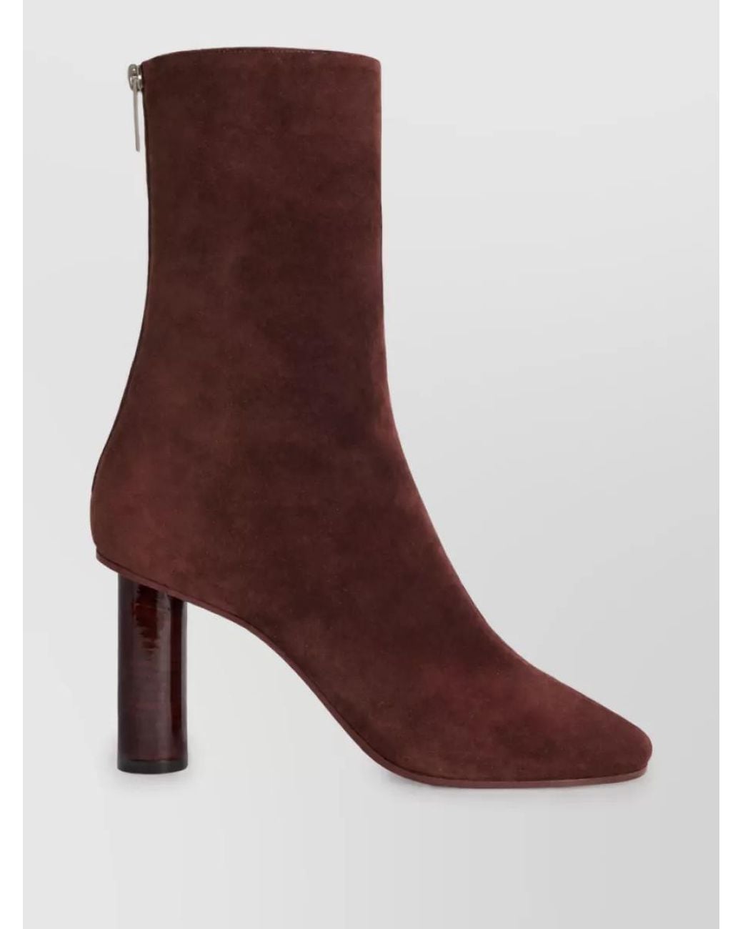 Paris Texas Brown Leather Ankle Boots