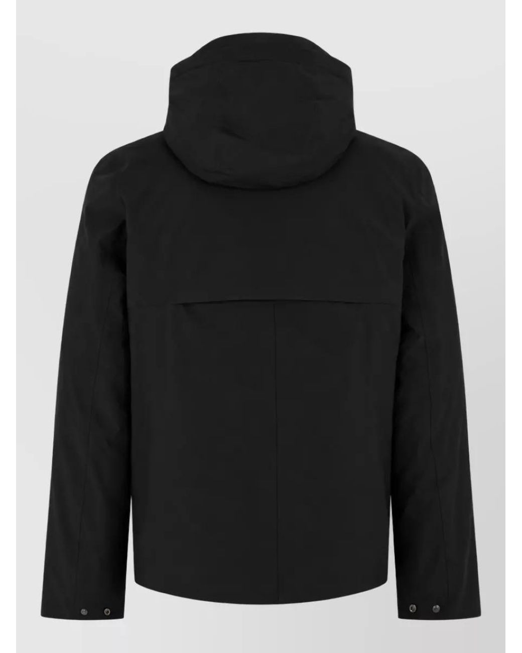 K-Way Black Padded Hooded Jacket for men