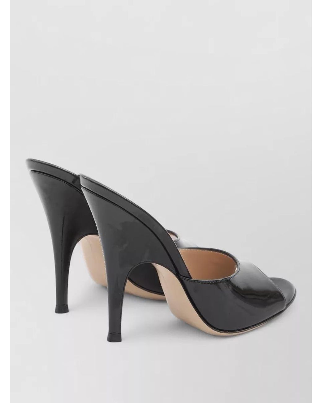 Gianvito Rossi White Leather Mules