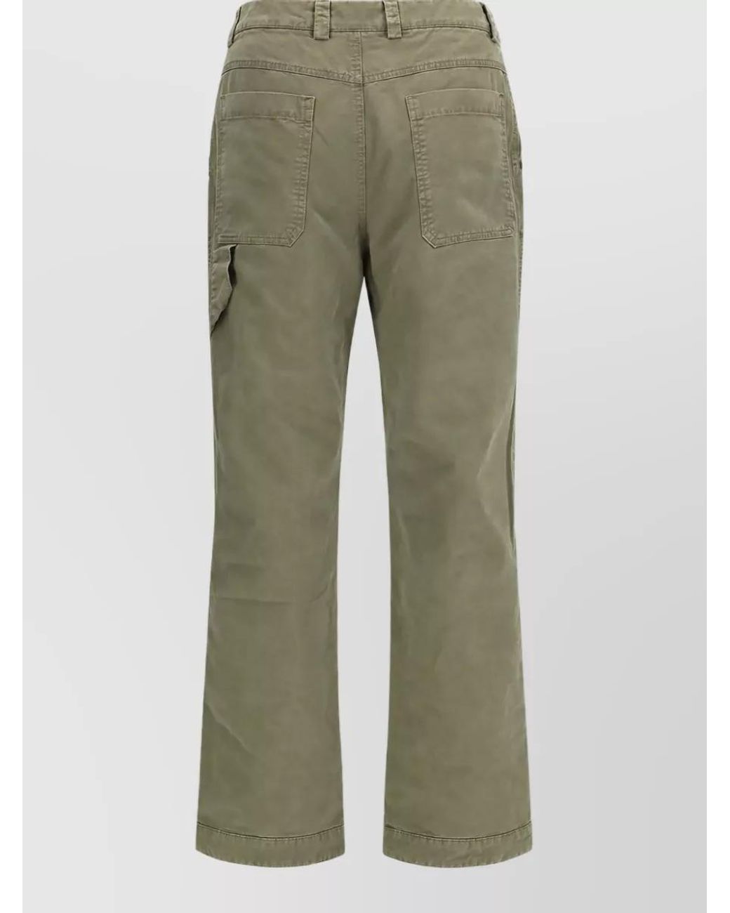 Off-White c/o Virgil Abloh Green Cotton Straight-Leg Cargo Shorts for men