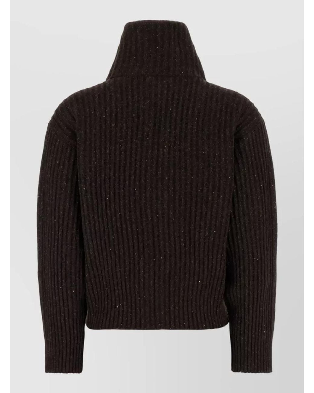 Brunello Cucinelli Black Cashmere Blend Cardigan