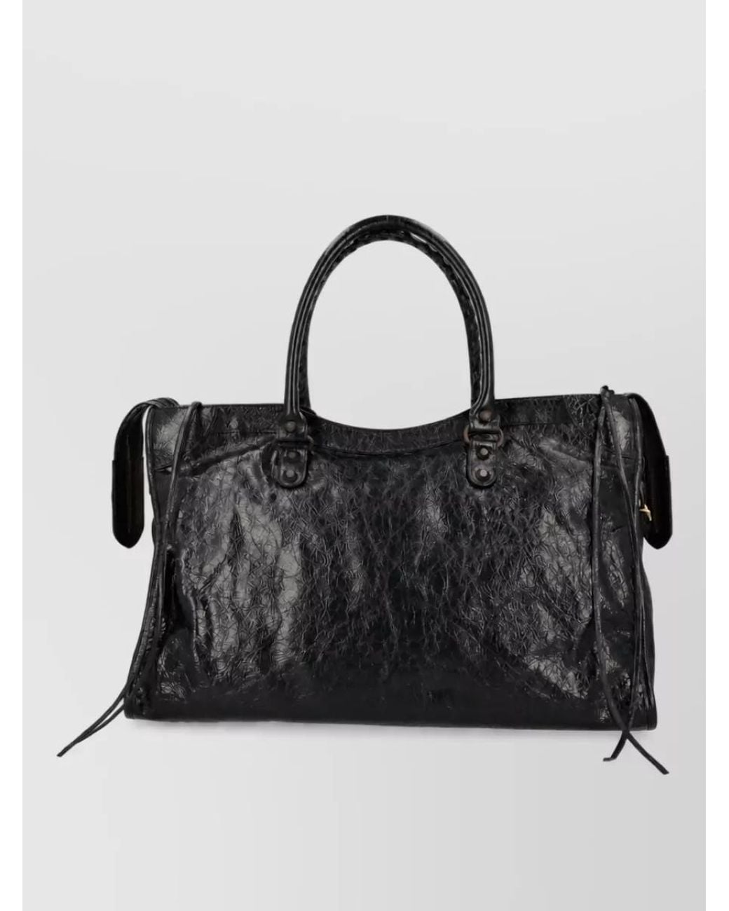 Balenciaga Leather Briefcase in Black for Men | Lyst UK