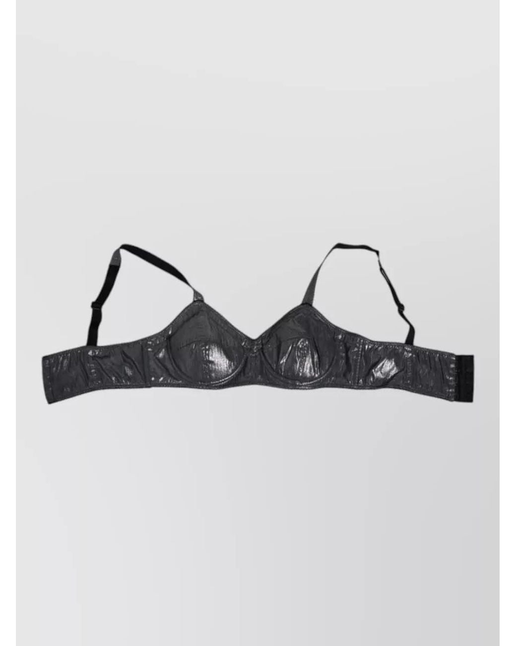 Dolce & Gabbana Metallic Silk Balconette Bra