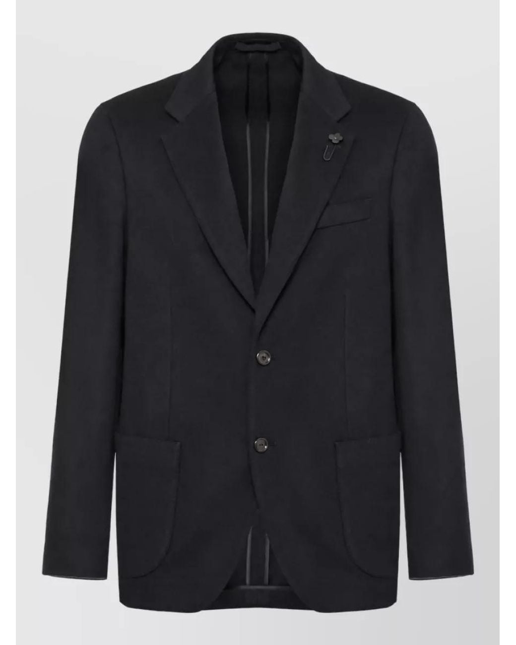 Lardini Blue Cashmere Suit Jacket for men