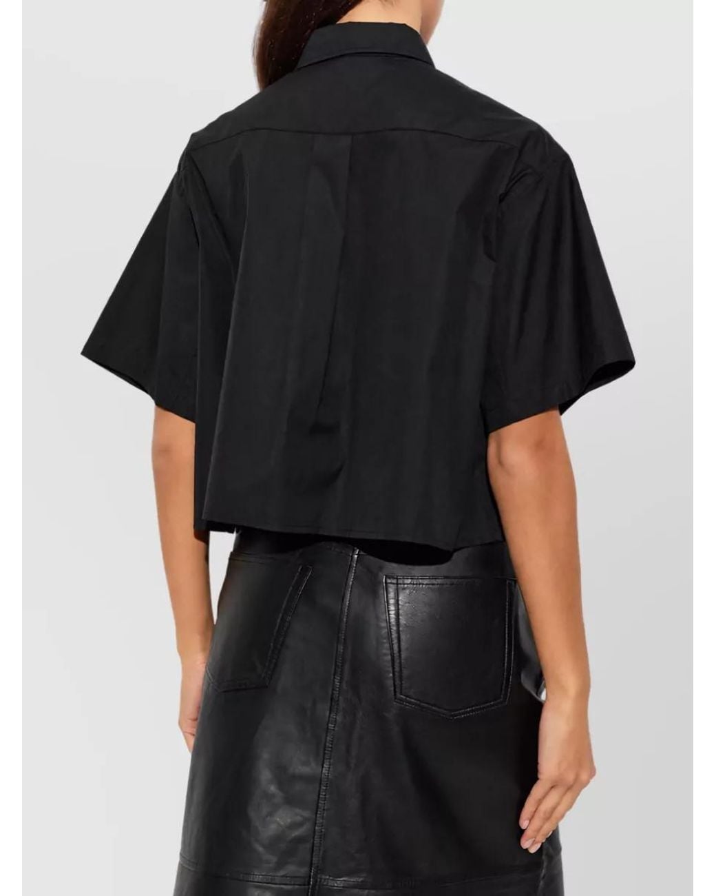 KENZO Black Cotton Long-Sleeve Shirt