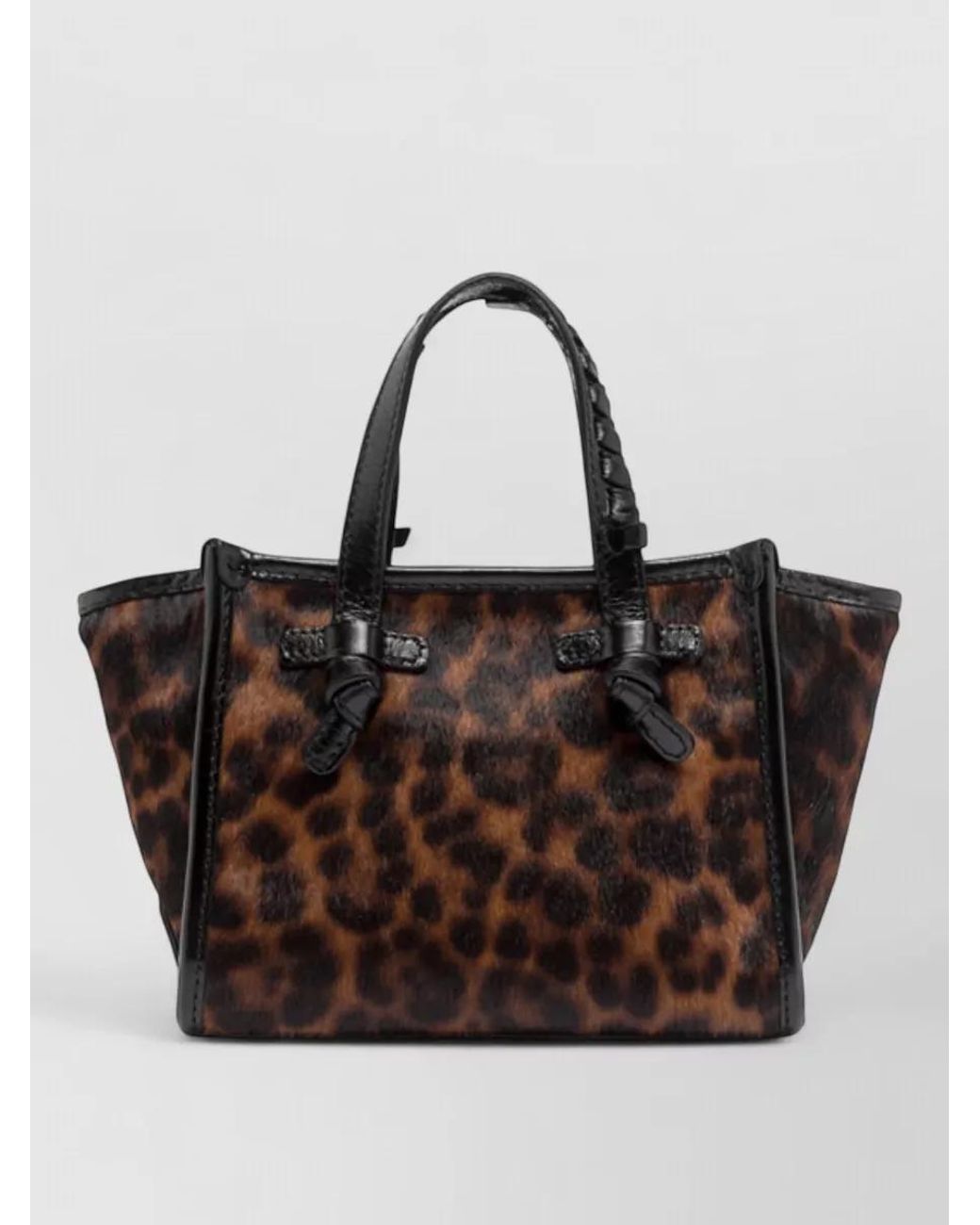 Gianni Chiarini Black Leather Shoulder Bag Miss Marcella