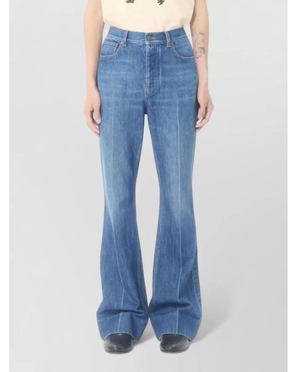Valentino Garavani Blue Flared Jeans for men