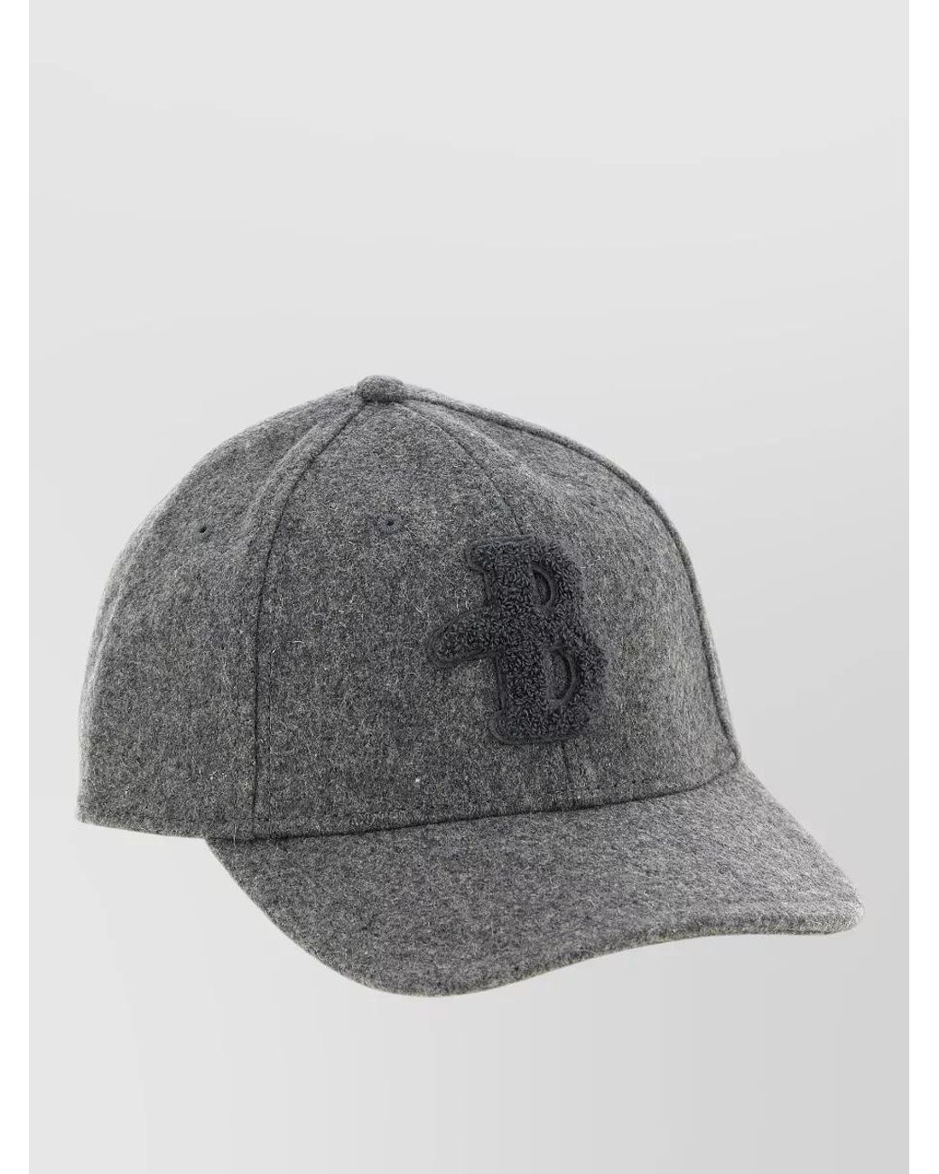 Ballantyne Gray Wool Blend Baseball Cap for men