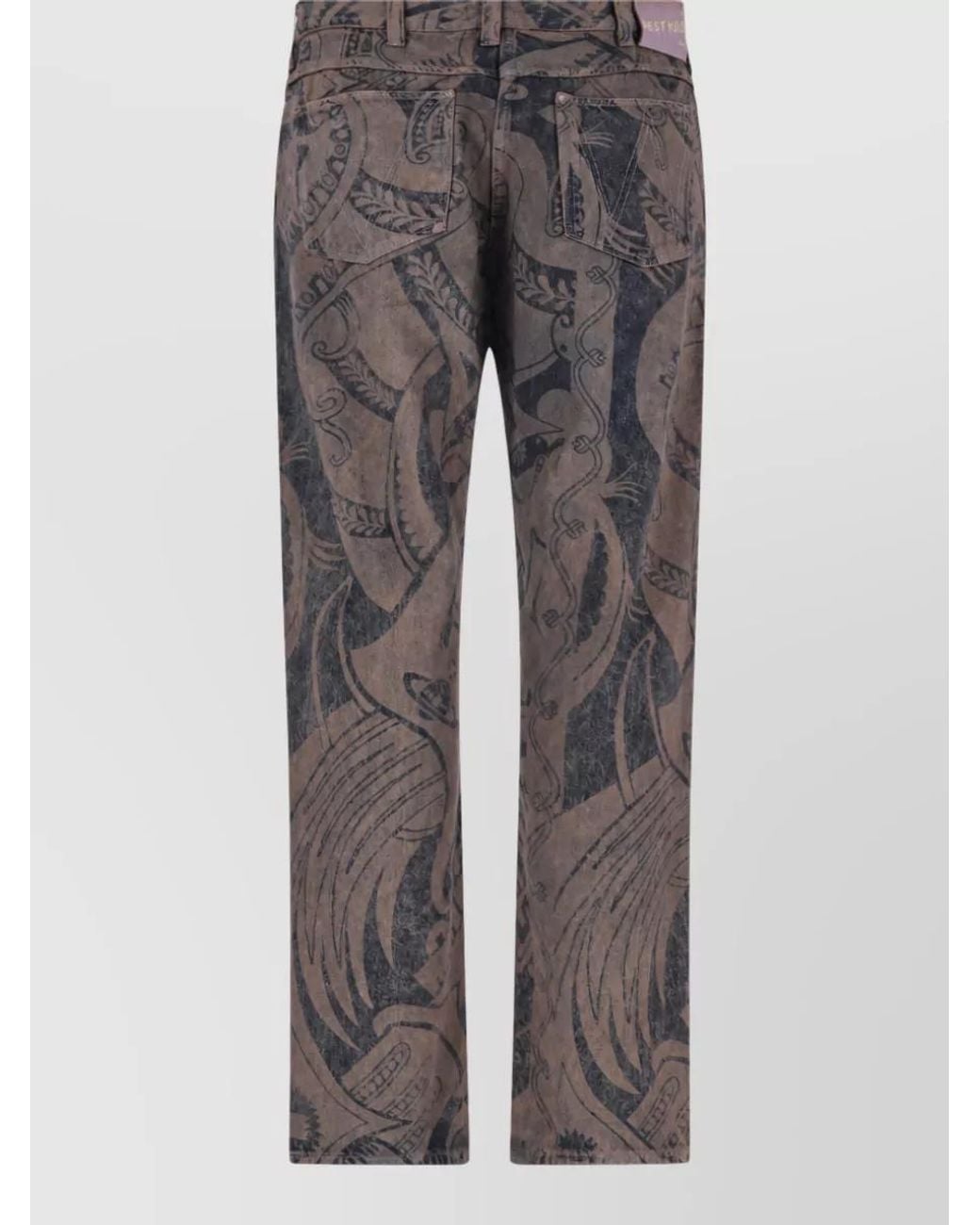 Vivienne Westwood Gray Straight-Leg Jeans for men