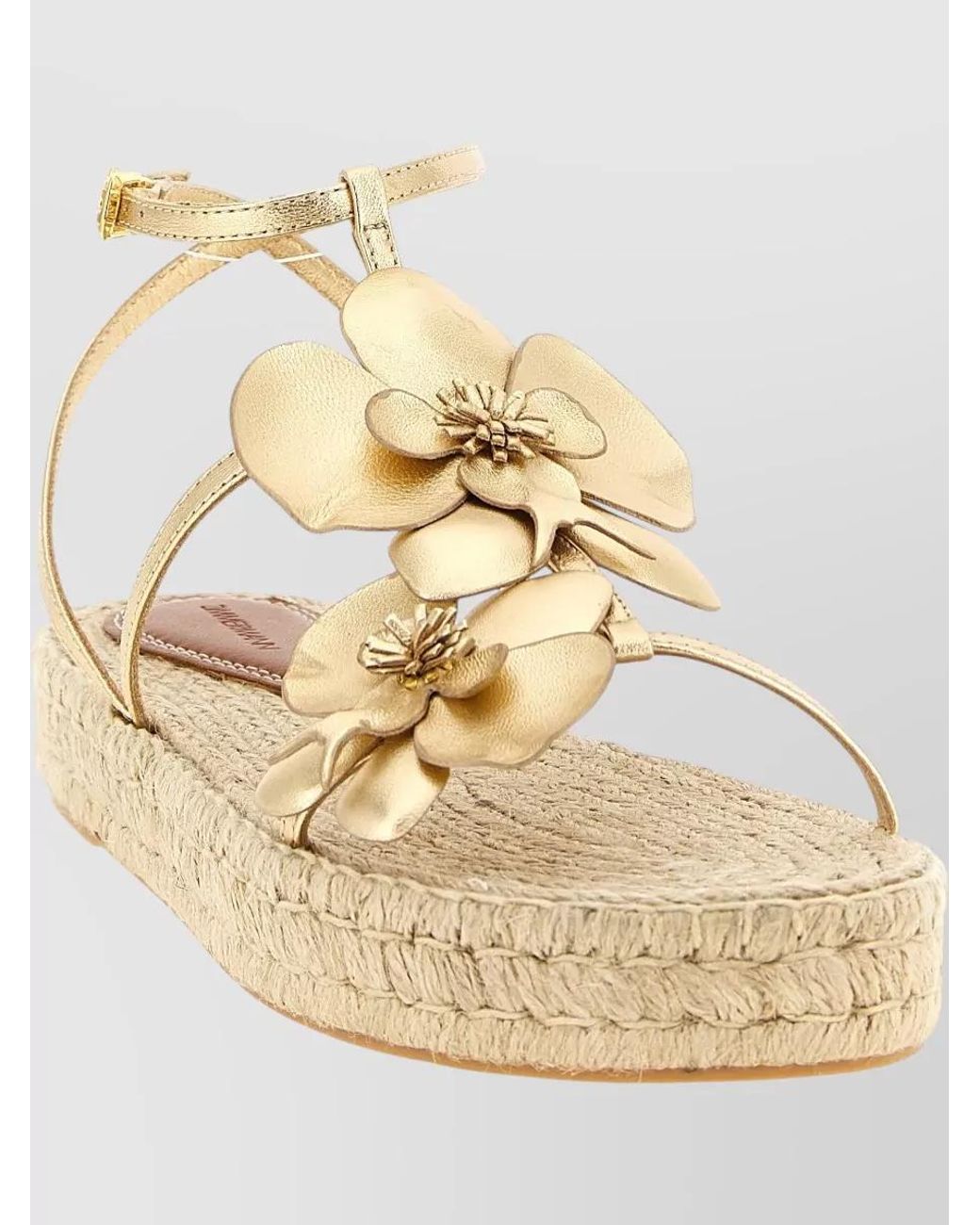 Zimmermann Natural Leather Orchid Sandals