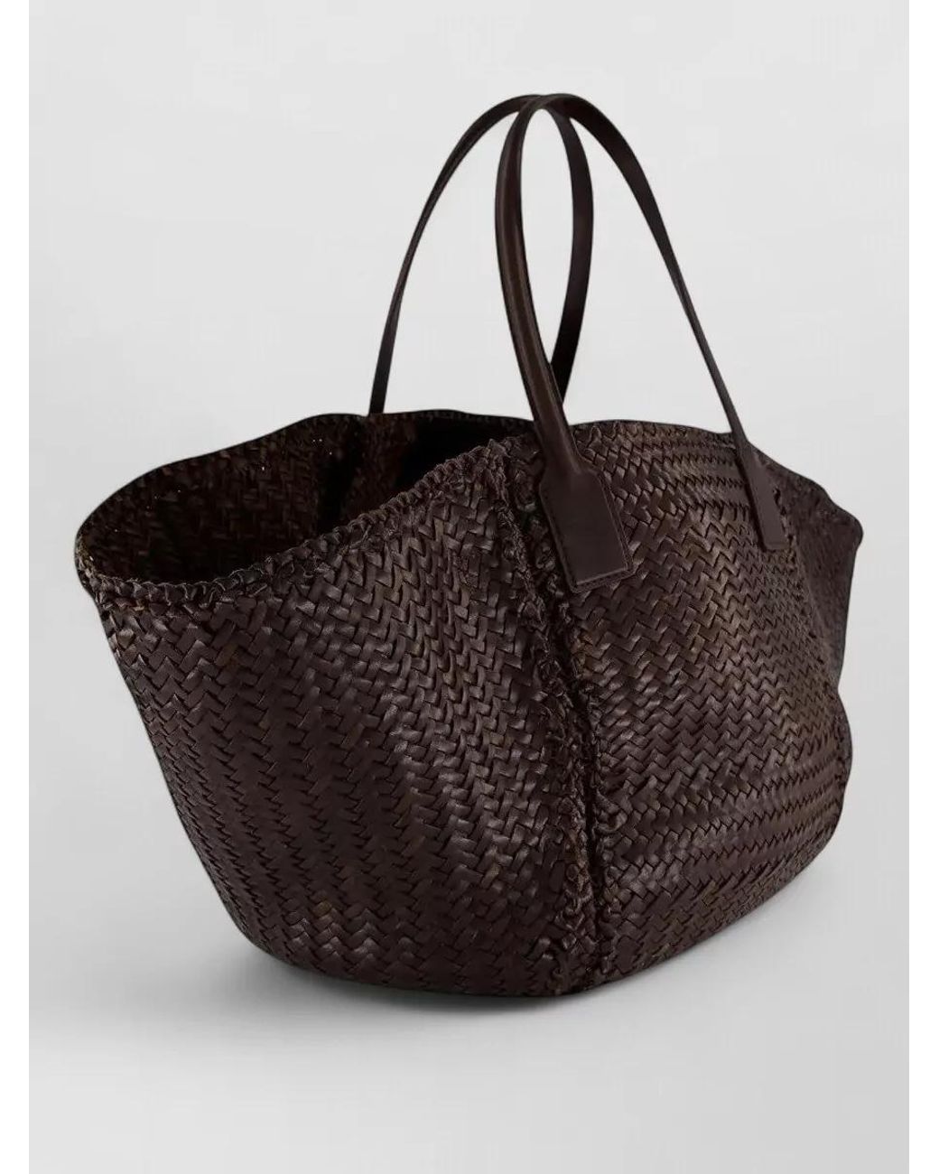 Dragon Diffusion Brown Teresa Leather Beach Bag
