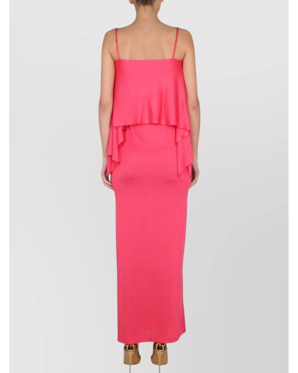 Tom Ford Pink Ruffled Mini Dress