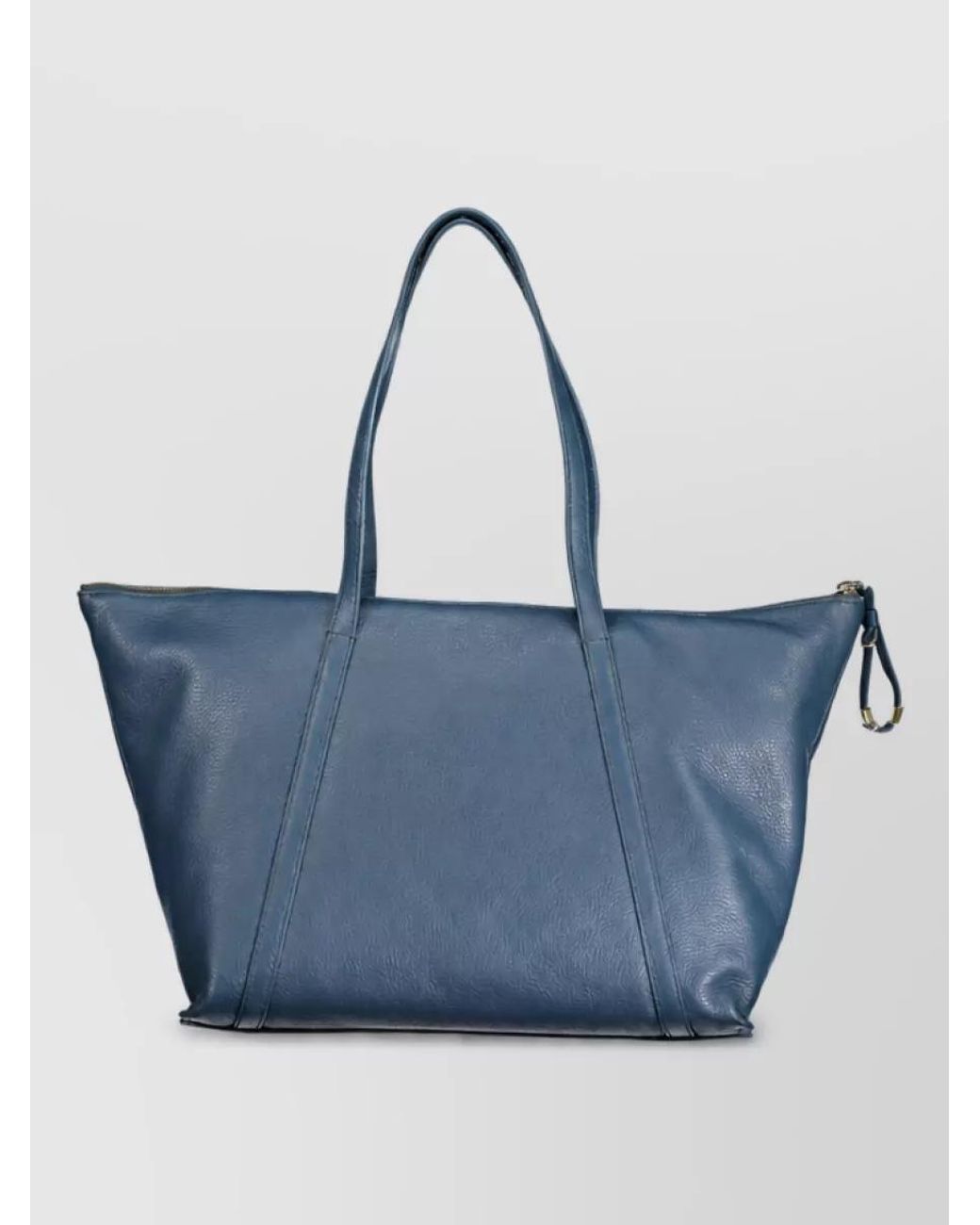 Coccinelle Blue Leather Tote Bag