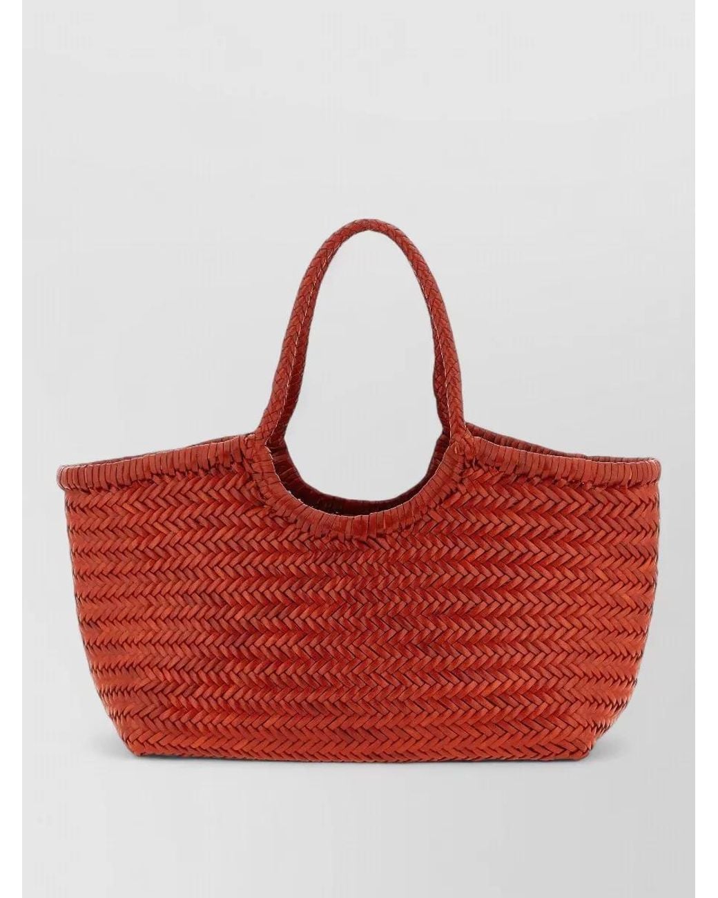 Dragon Diffusion Nantucket Large Woven Shoulder Tote Bag in Red | Lyst