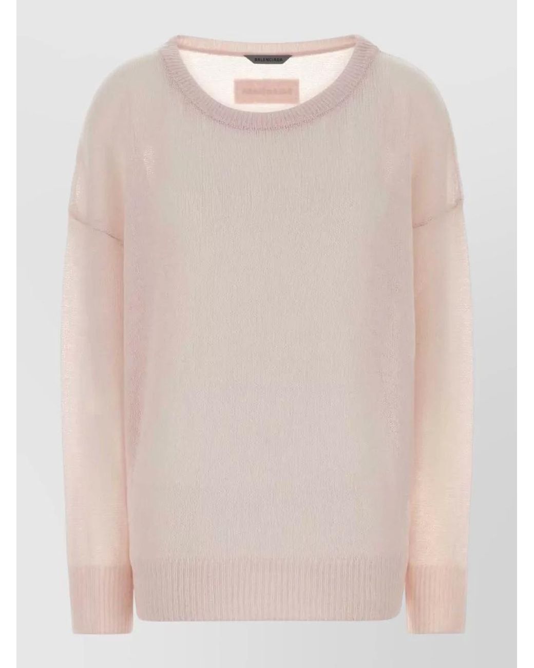 Balenciaga Natural Cashmere Oversized Jumper