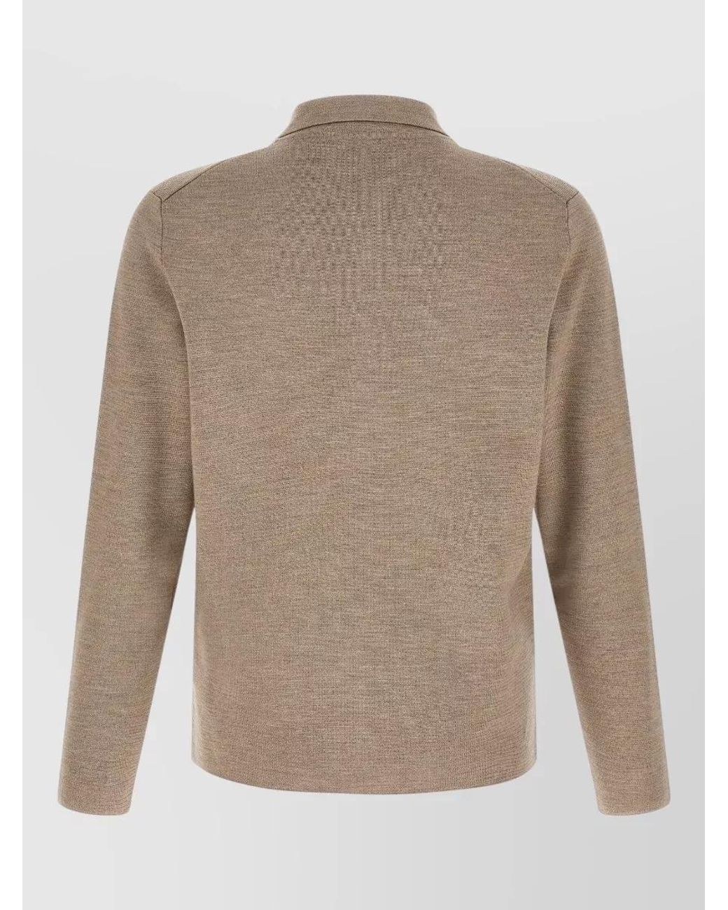 Zanone Natural Virgin Wool Shirt Jacket for men