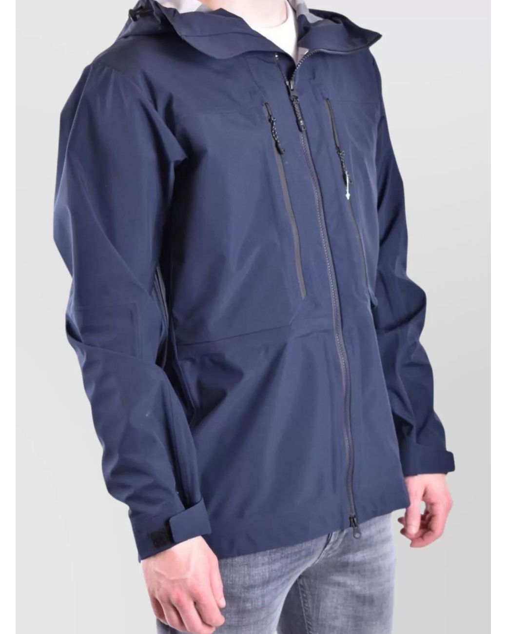Paul & Shark Blue Hooded Jacket for men