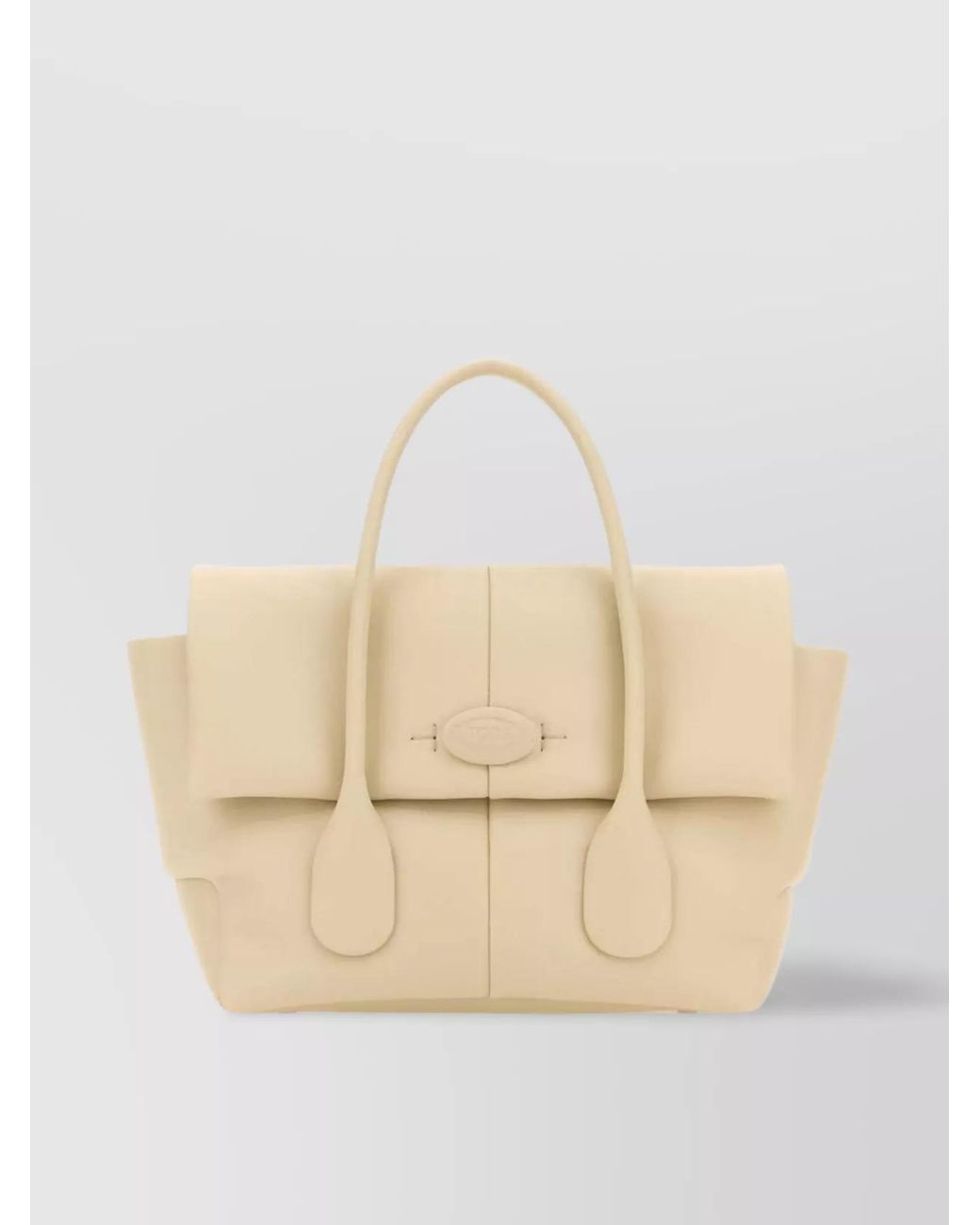 Tod's Natural Sand Leather Small Bag Reverse Handbag