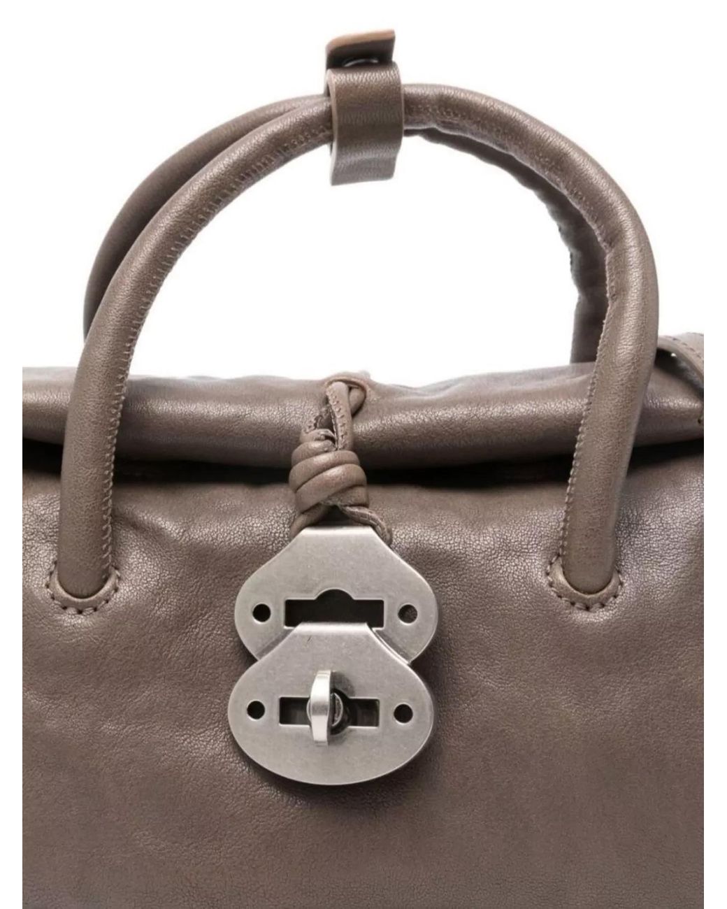 Zanellato Multicolor Studded Leather Shoulder Bag
