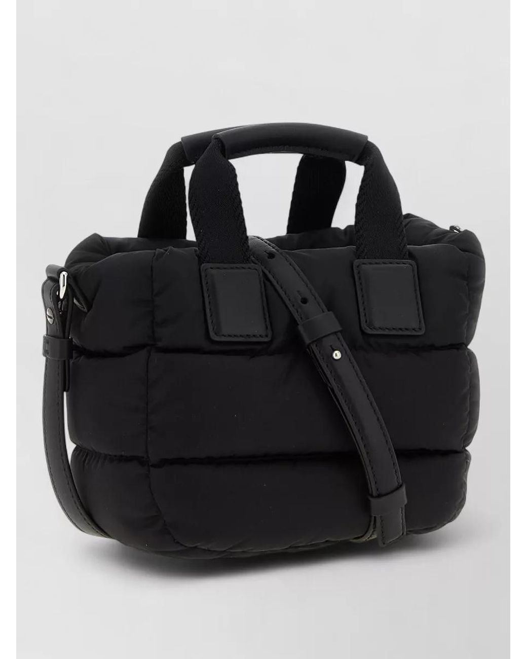 Moncler Black Caradoc Micro Quilted Cross-Body Bag