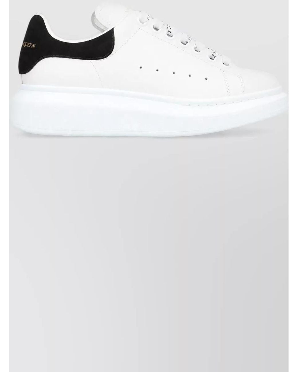 McQueen White Leather Chunky Sneakers