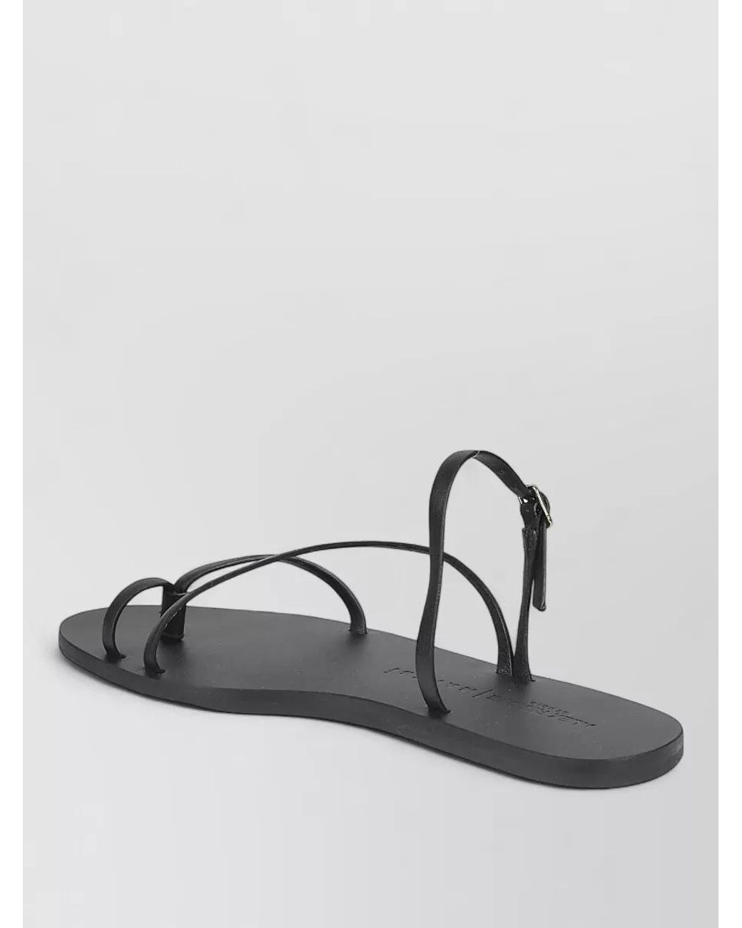 Manebí Metallic Leather Flat Slides