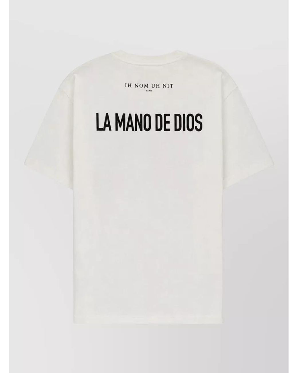 Ih Nom Uh Nit White Cotton T-Shirt for men
