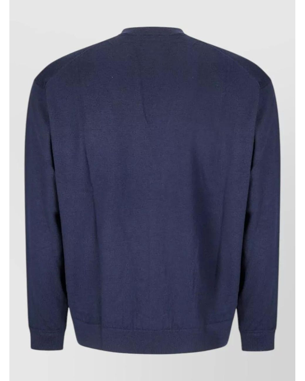 Maison Kitsuné Blue Silk Cardigan for men