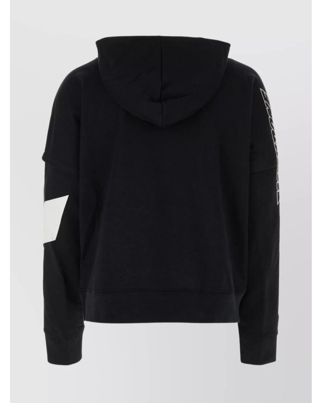 we11done Black Cotton Sweatshirt for men
