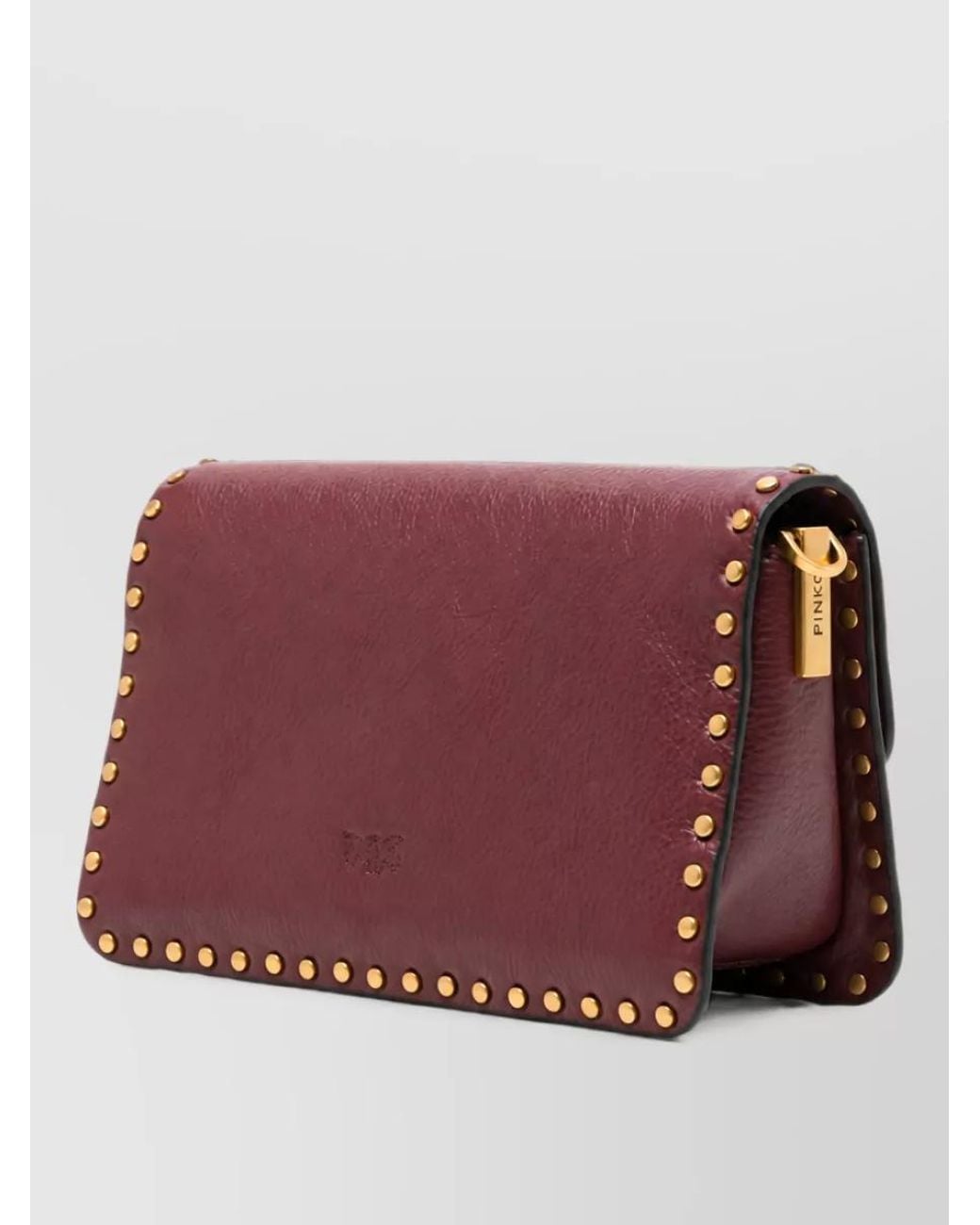 Pinko Red Love Bon Bon Silk Clutch Bag